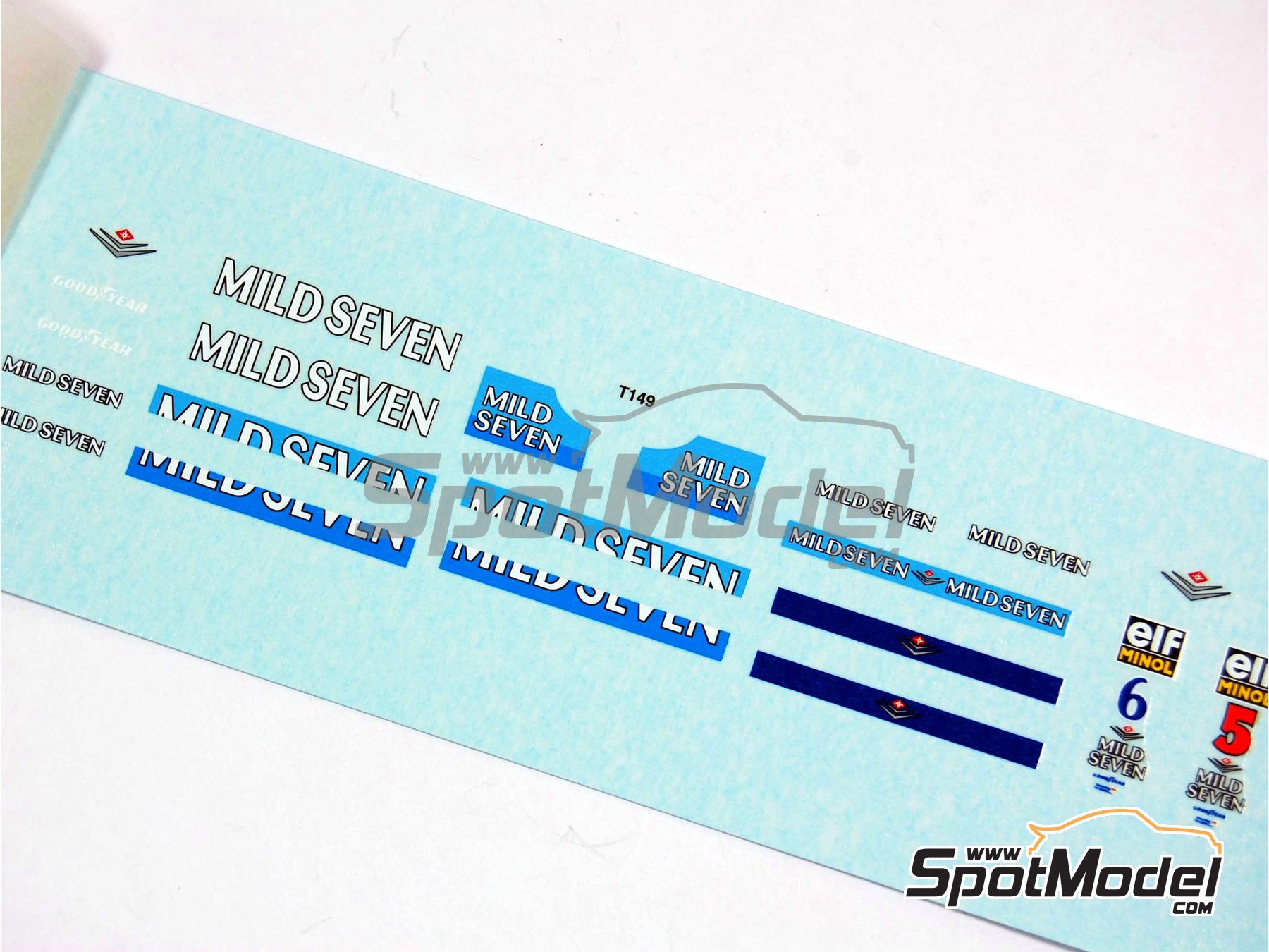 Image 4: Benetton Ford B194 Benetton Formula Ltd Team sponsored by Mild Seven - Spanish Formula 1 Grand Prix 1994 | Marking / livery in 1/43 scale manufactured by Tameo Kits (ref.&nbsp;DK179)