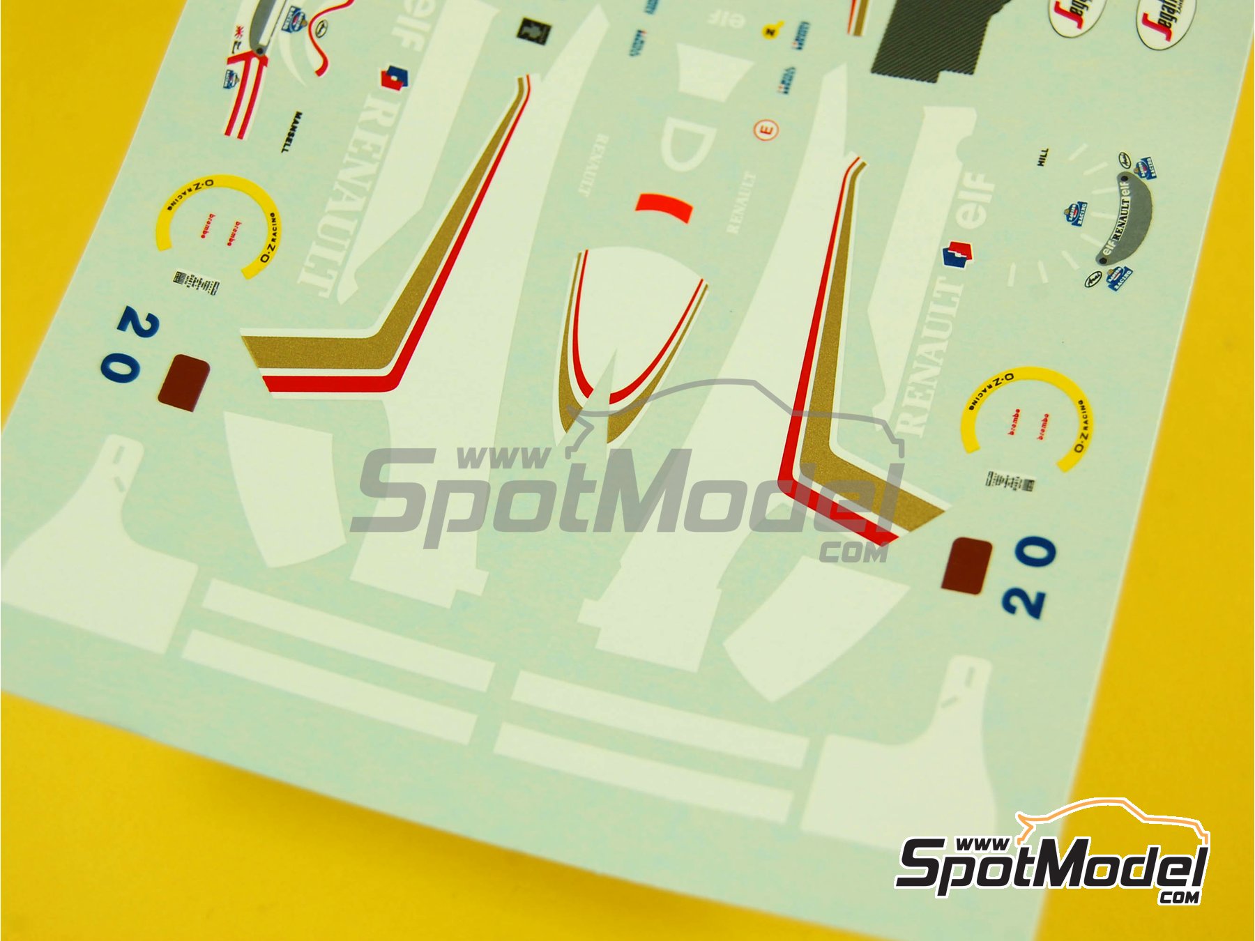 Image 3: Williams Renault FW16 Equipo Williams Grand Prix Engineering patrocinado por Rothmans - Gran Premio de F&oacute;rmula 1 de Australia 1994 | Decoraci&oacute;n en escala&nbsp;1/43 fabricado por Tameo Kits (ref.&nbsp;DK190)