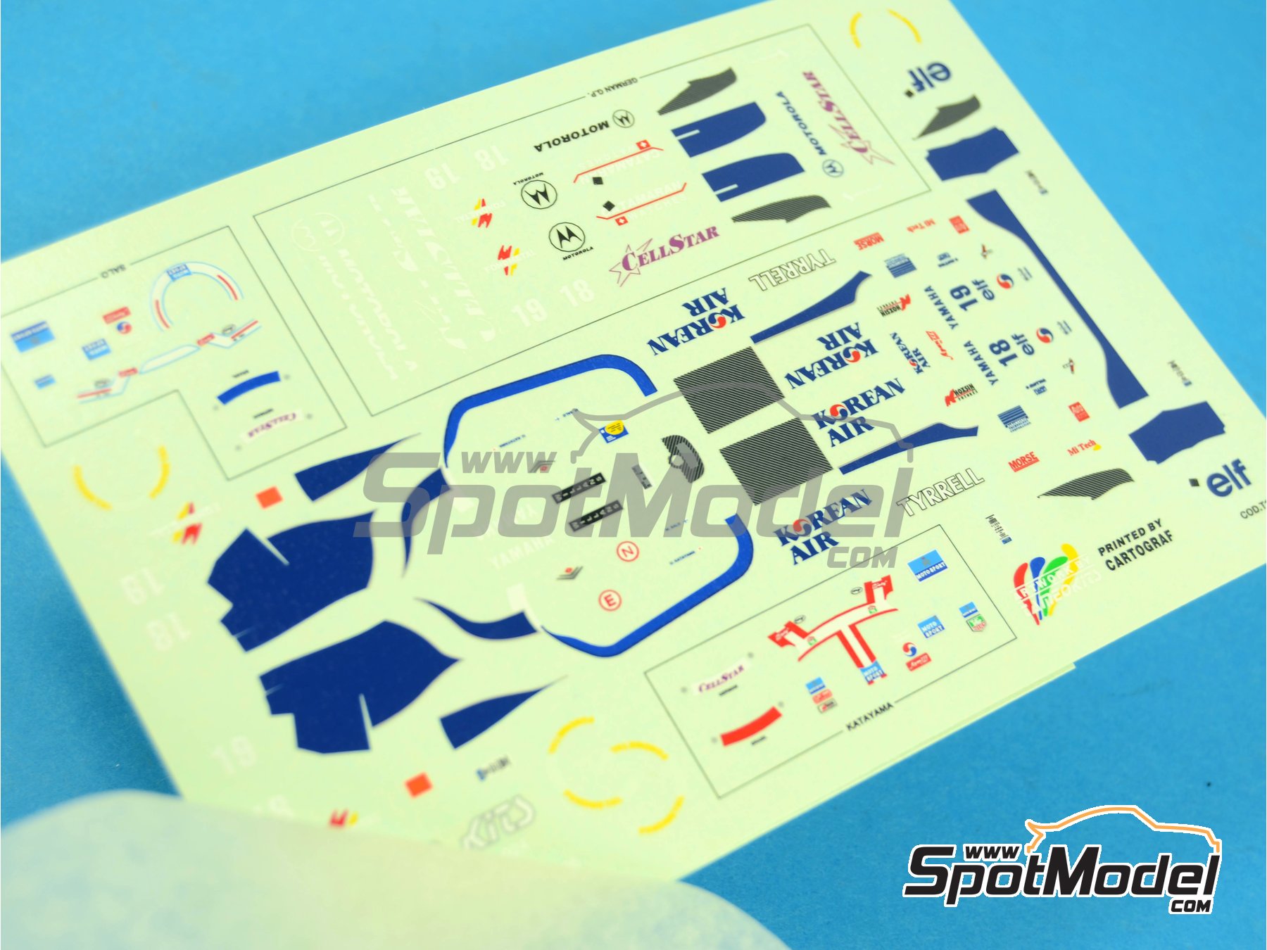 Kit Voiture F1 Tyrrell Yamaha 024 Argentine GP 1/43 TAMEO TMK223 - Occasion