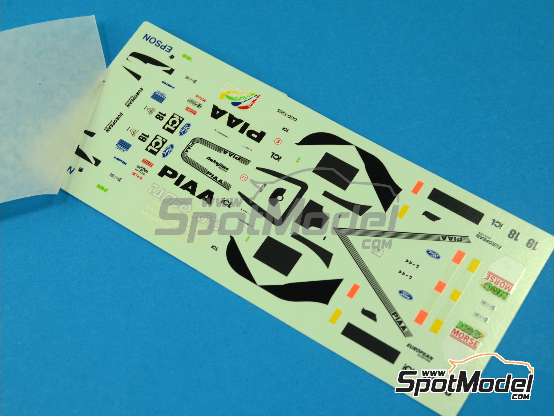 Image 4: Tyrrell Ford 025 Tyrrell Racing Team sponsored by Rothmans - Argentine Formula 1 Grand Prix 1997 | Marking / livery in 1/43 scale manufactured by Tameo Kits (ref.&nbsp;DK239)
