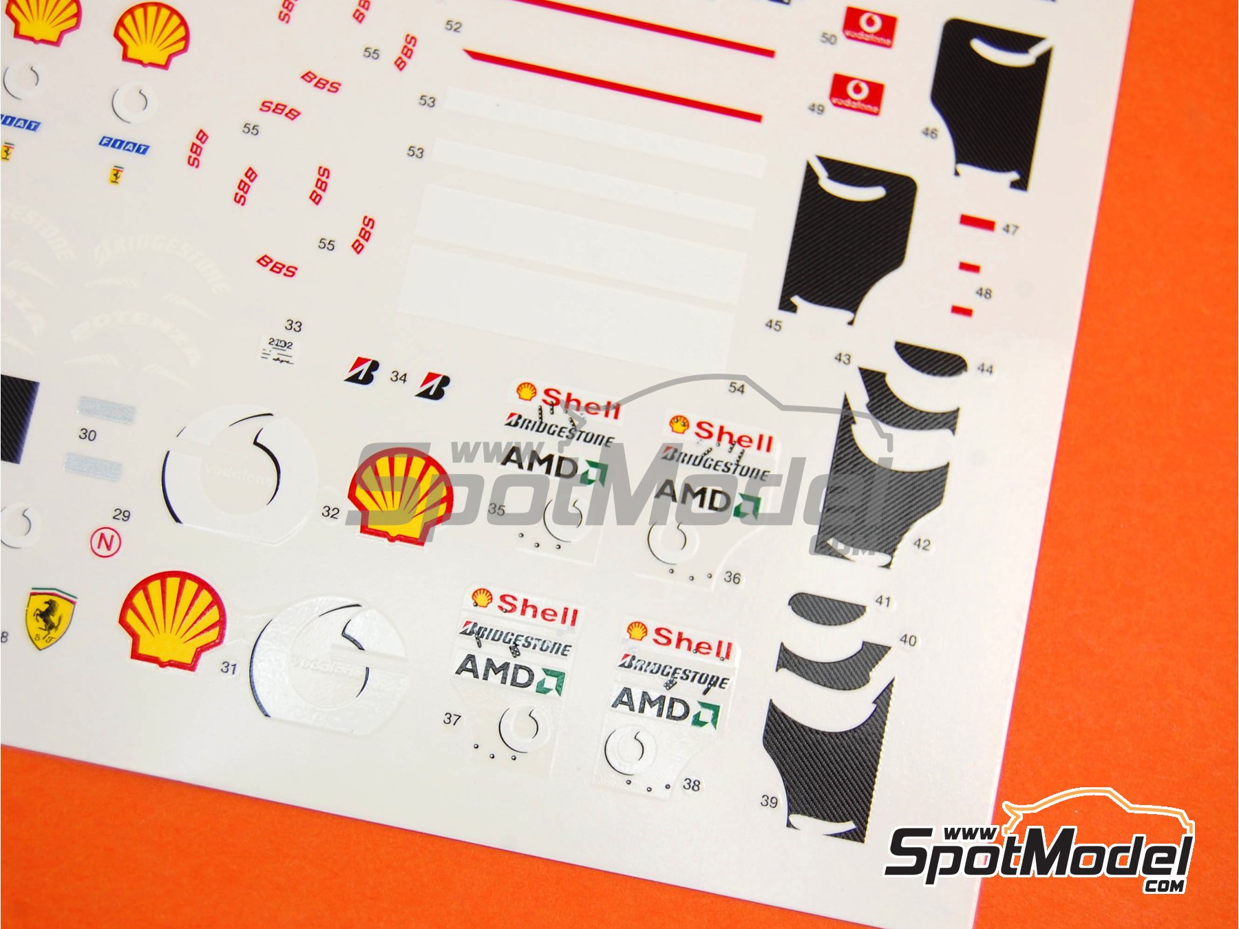 Image 4: Ferrari F2002 Scuderia Ferrari Team sponsored by Marlboro - French Formula 1 Grand Prix 2002 | Marking / livery in 1/43 scale manufactured by Tameo Kits (ref.&nbsp;DK317)