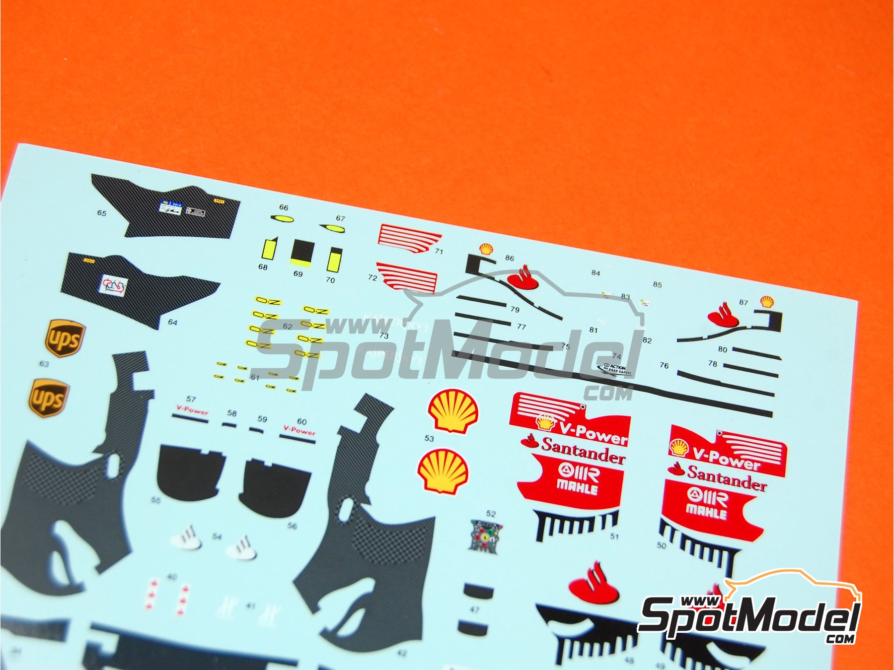 Décalcomanies / Décos Lancia Ferrari Grand Prix F1 Reims - Échelle 1/43, Pour Modélisme, Occasion