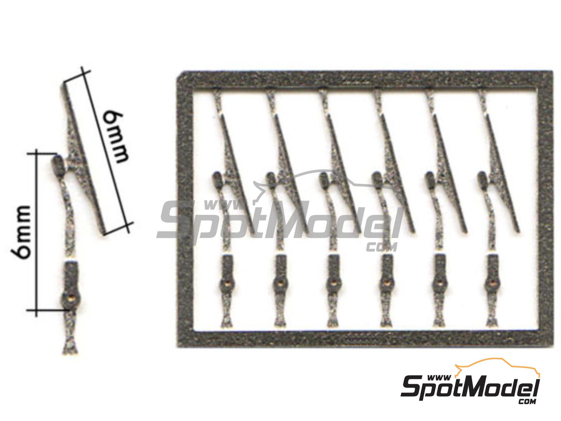 Image 4: Wiper blade | Detail in 1/43 scale manufactured by Tameo Kits (ref.&nbsp;FT02)