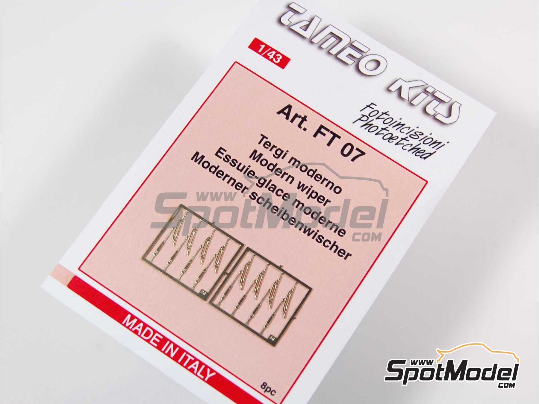 Image 1: Limpiaparabrisas | Detalle en escala&nbsp;1/43 fabricado por Tameo Kits (ref.&nbsp;FT07)