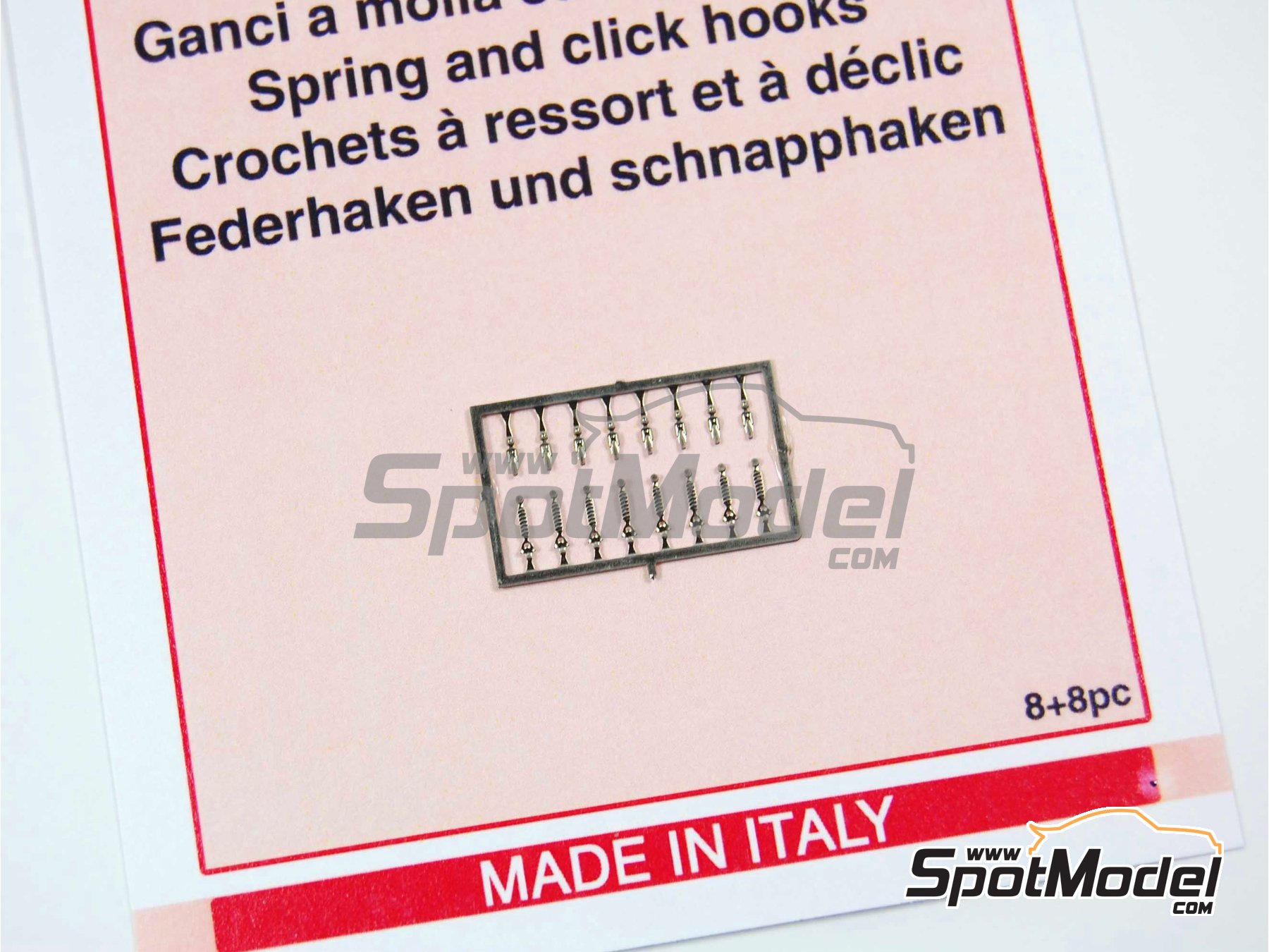 Image 3: Cierre rapido de capot de muelle | Cierres de capot en escala&nbsp;1/43 fabricado por Tameo Kits (ref.&nbsp;FT13)