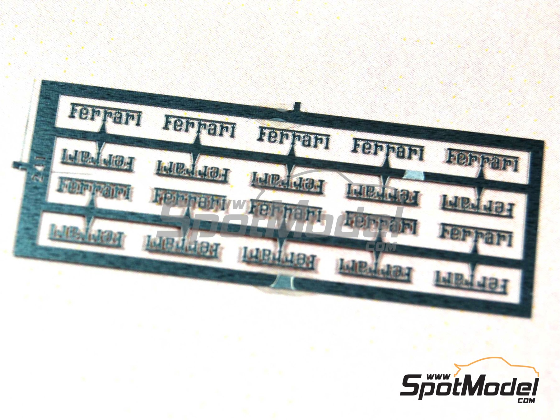 Image 2: Ferrari | Logotypes in 1/43 scale manufactured by Tameo Kits (ref.&nbsp;FT20)