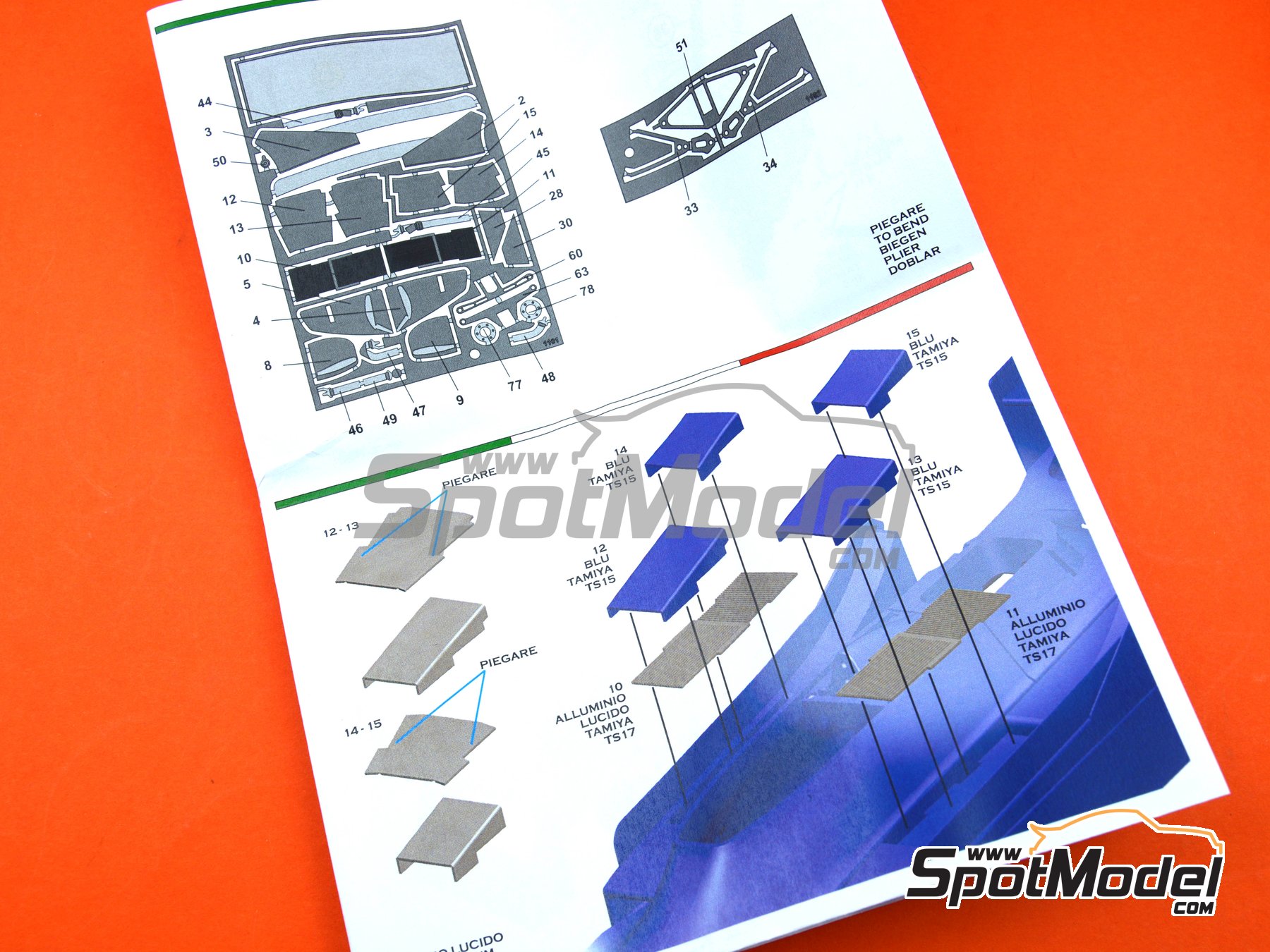 Image 10: Tyrrell Ford 009 Equipo Tyrrell Racing patrocinado por Candy - Gran Premio de Formula 1 de M&oacute;naco 1979 | Maqueta de coche en escala&nbsp;1/43 fabricado por Tameo Kits (ref.&nbsp;MTG002)
