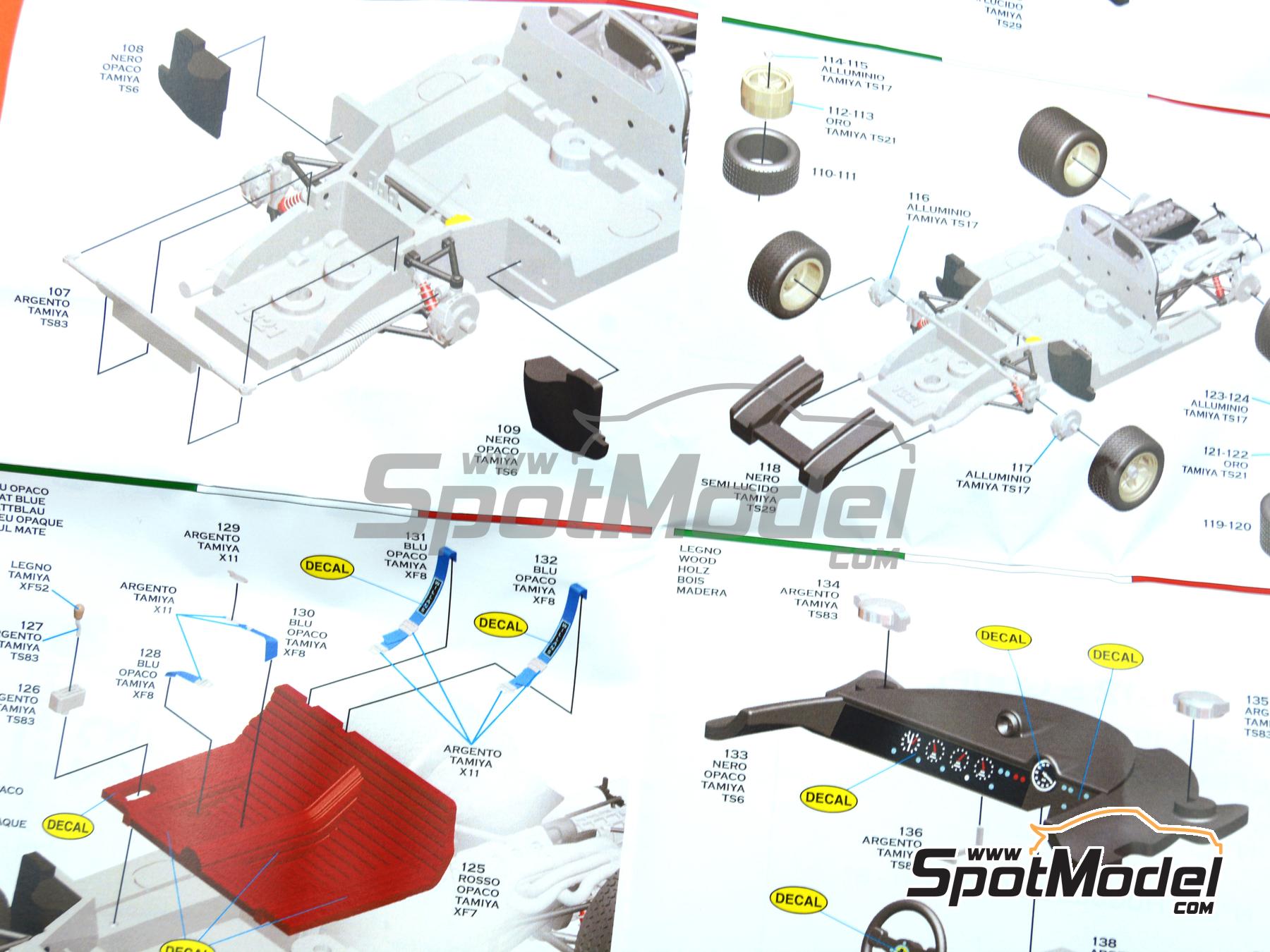 Image 12: Ferrari 512S Ecurie Francorchamps Team - SPA Francorchamps 1000 Kms 1970 | Car scale model kit in 1/43 scale manufactured by Tameo Kits (ref.&nbsp;MTG005)