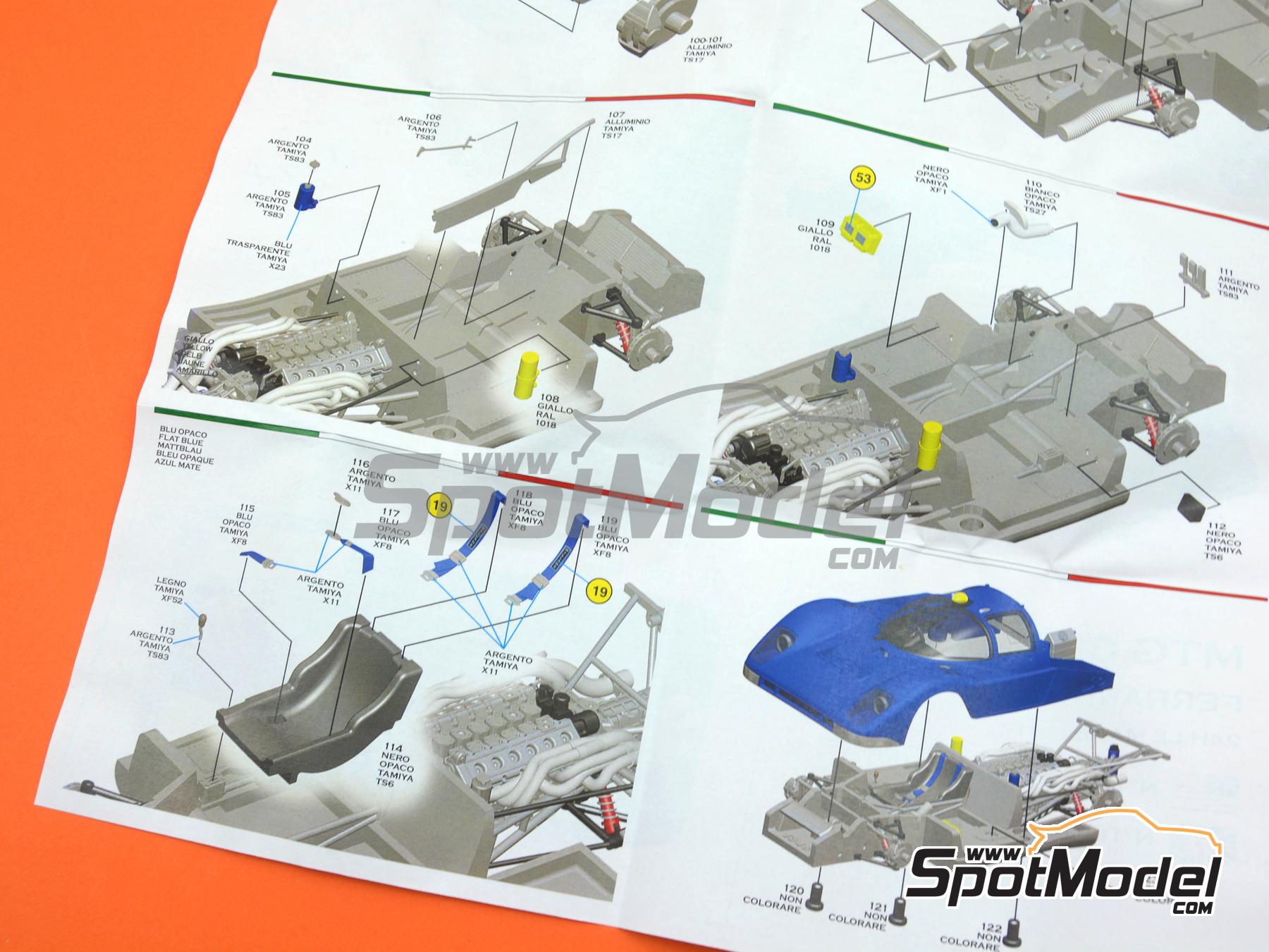 Image 4: Ferrari 512M Equipo Penske patrocinado por Sunoco - 24 Horas de Le Mans 1971 | Maqueta de coche en escala&nbsp;1/43 fabricado por Tameo Kits (ref.&nbsp;MTG008)