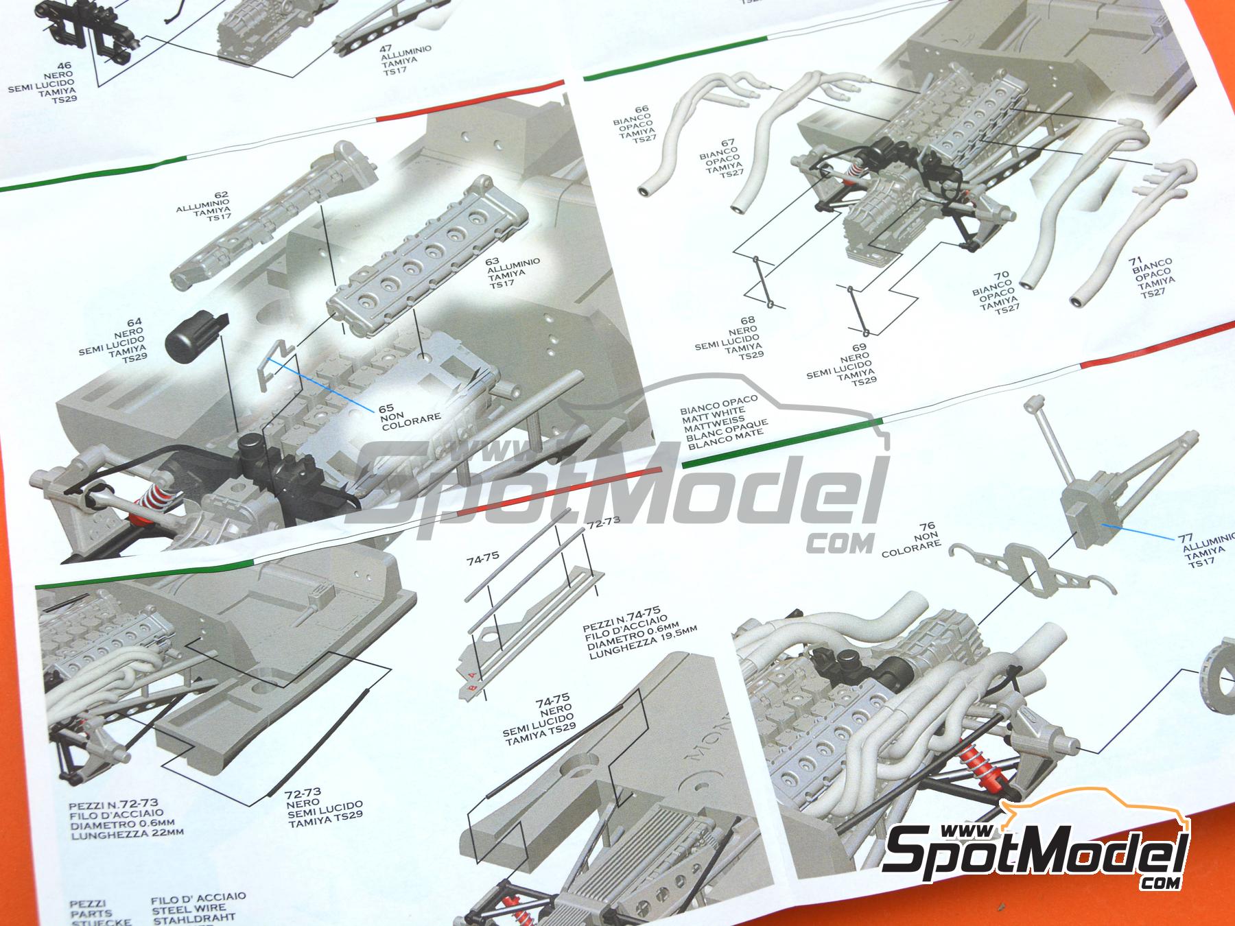 Image 8: Ferrari 512M Equipo Penske patrocinado por Sunoco - 24 Horas de Le Mans 1971 | Maqueta de coche en escala&nbsp;1/43 fabricado por Tameo Kits (ref.&nbsp;MTG008)