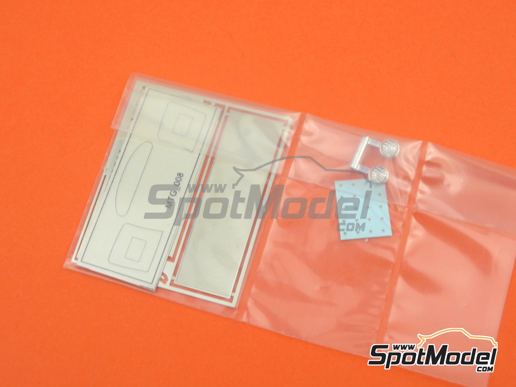 Image 12: Ferrari 512M Equipo Penske patrocinado por Sunoco - 24 Horas de Le Mans 1971 | Maqueta de coche en escala&nbsp;1/43 fabricado por Tameo Kits (ref.&nbsp;MTG008)