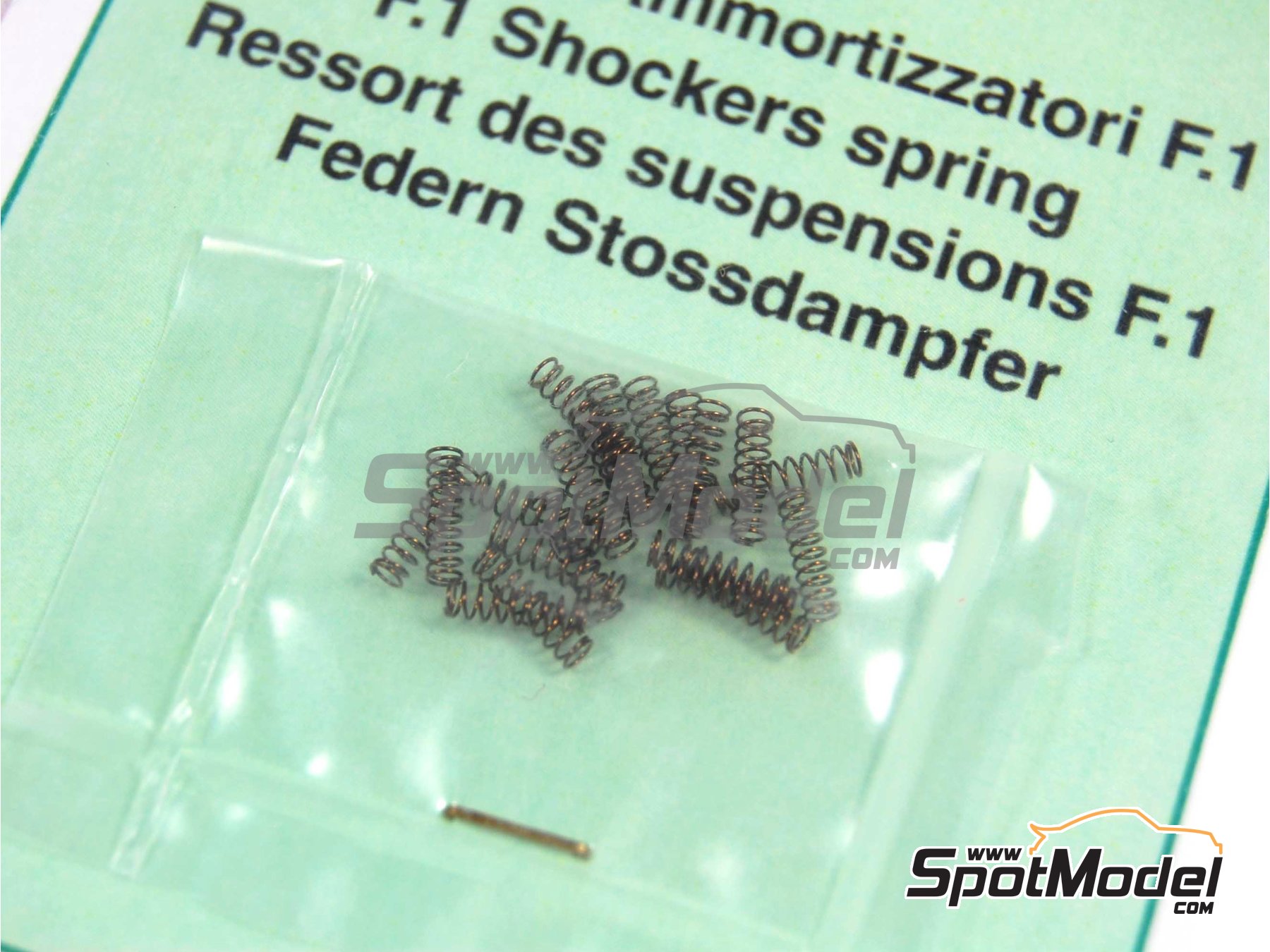 Image 2: Shock absorber coil springs for F1 | Detail in 1/43 scale manufactured by Tameo Kits (ref.&nbsp;PG01)