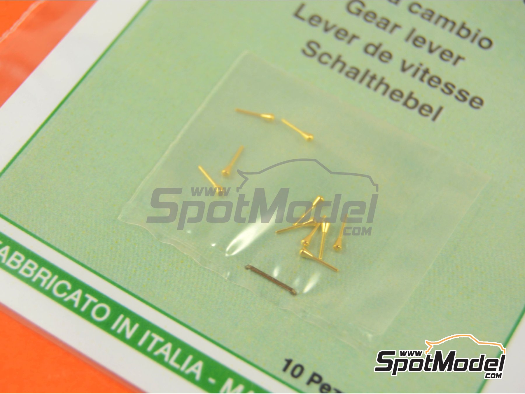 Image 3: Palanca de cambio | Detalle en escala&nbsp;1/43 fabricado por Tameo Kits (ref.&nbsp;PG19)