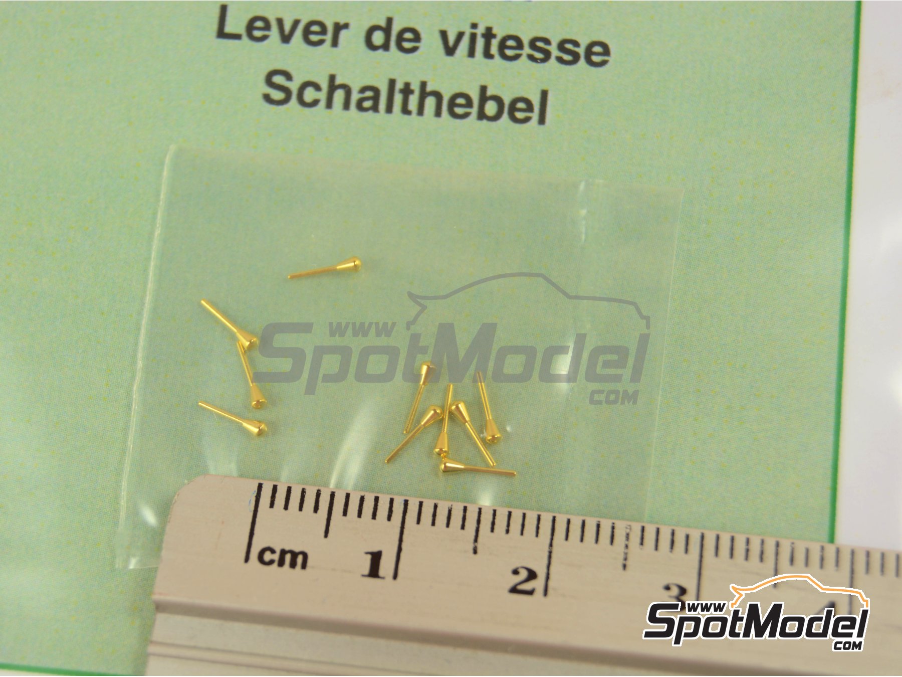 Image 4: Palanca de cambio | Detalle en escala&nbsp;1/43 fabricado por Tameo Kits (ref.&nbsp;PG19)