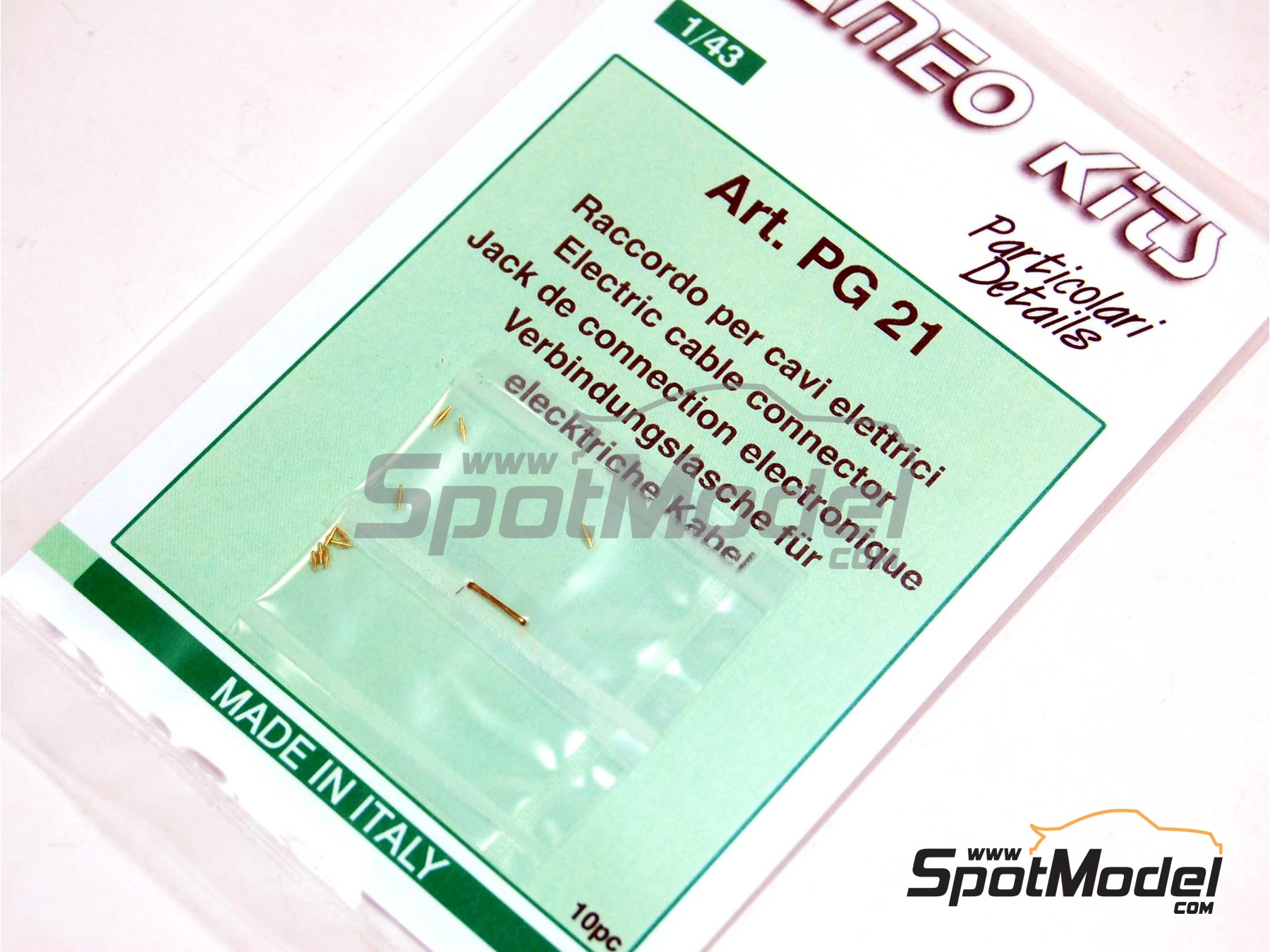 Image 2: Conectores electricos | Detalle en escala 1/43 fabricado por Tameo Kits (ref. PG21)