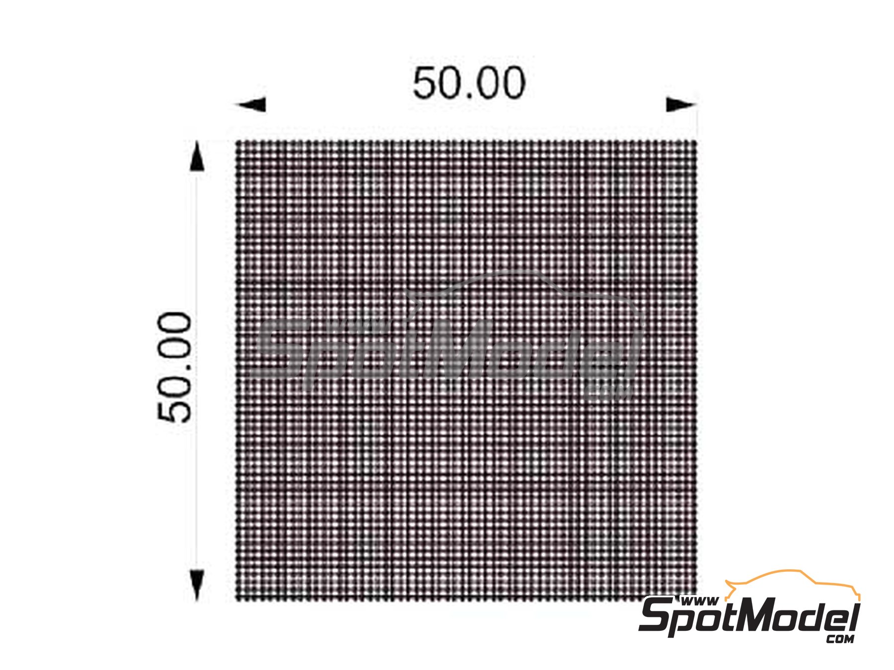 Image 2: Grille for trumpets | Mesh manufactured by Tameo Kits (ref.&nbsp;PG23)