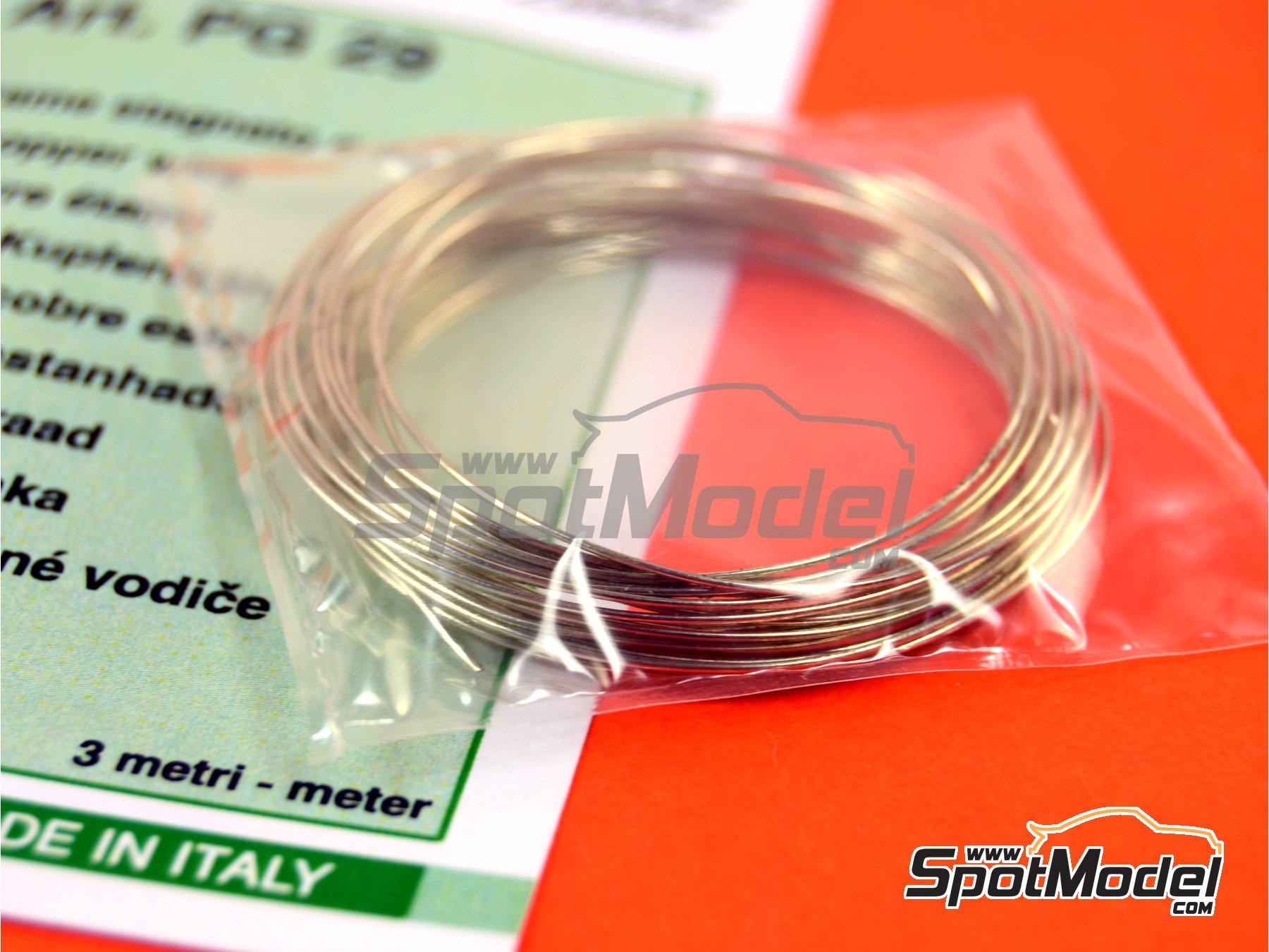 Image 1: Alambre de cobre esta&ntilde;ado de 0,51 milimetros de diametro | Material fabricado por Tameo Kits (ref.&nbsp;PG29)