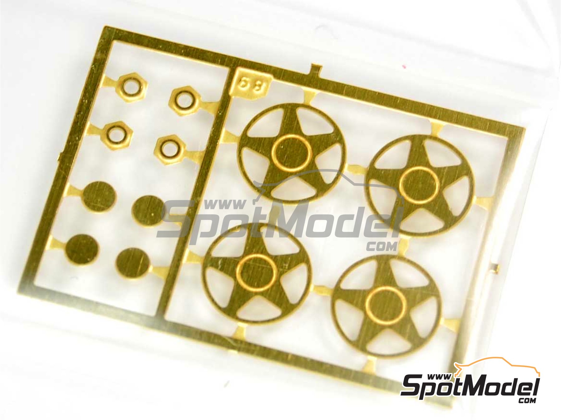 Image 3: Speedline - DYMAG - 5 radios | Set de llantas y neum&aacute;ticos en escala&nbsp;1/43 fabricado por Tameo Kits (ref.&nbsp;PWT09)