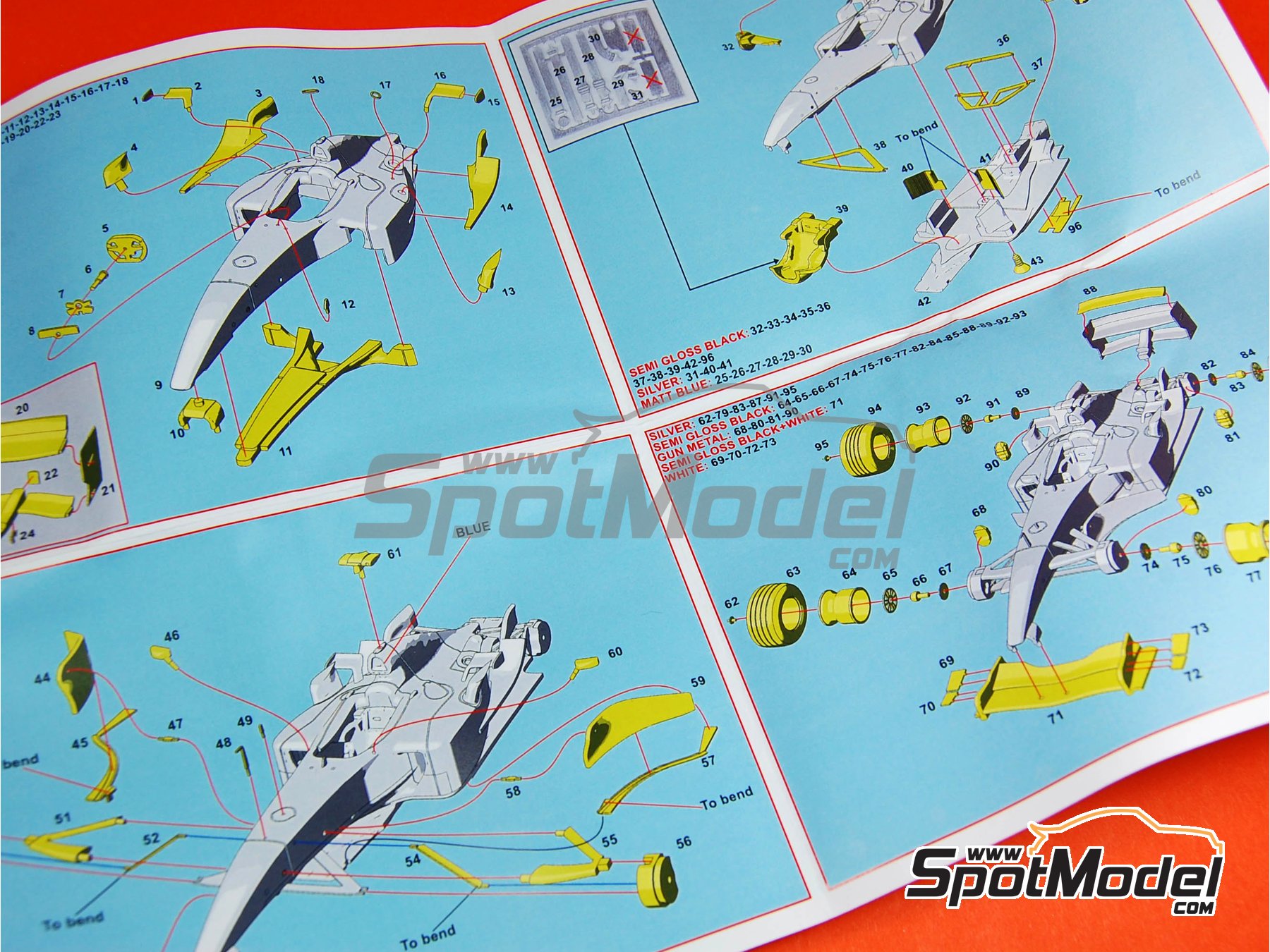 Image 18: Renault R23 - Gran Premio de Fórmula 1 de España 2003 | Maqueta de coche en escala 1/43 fabricado por Tameo Kits (ref. SLK007)