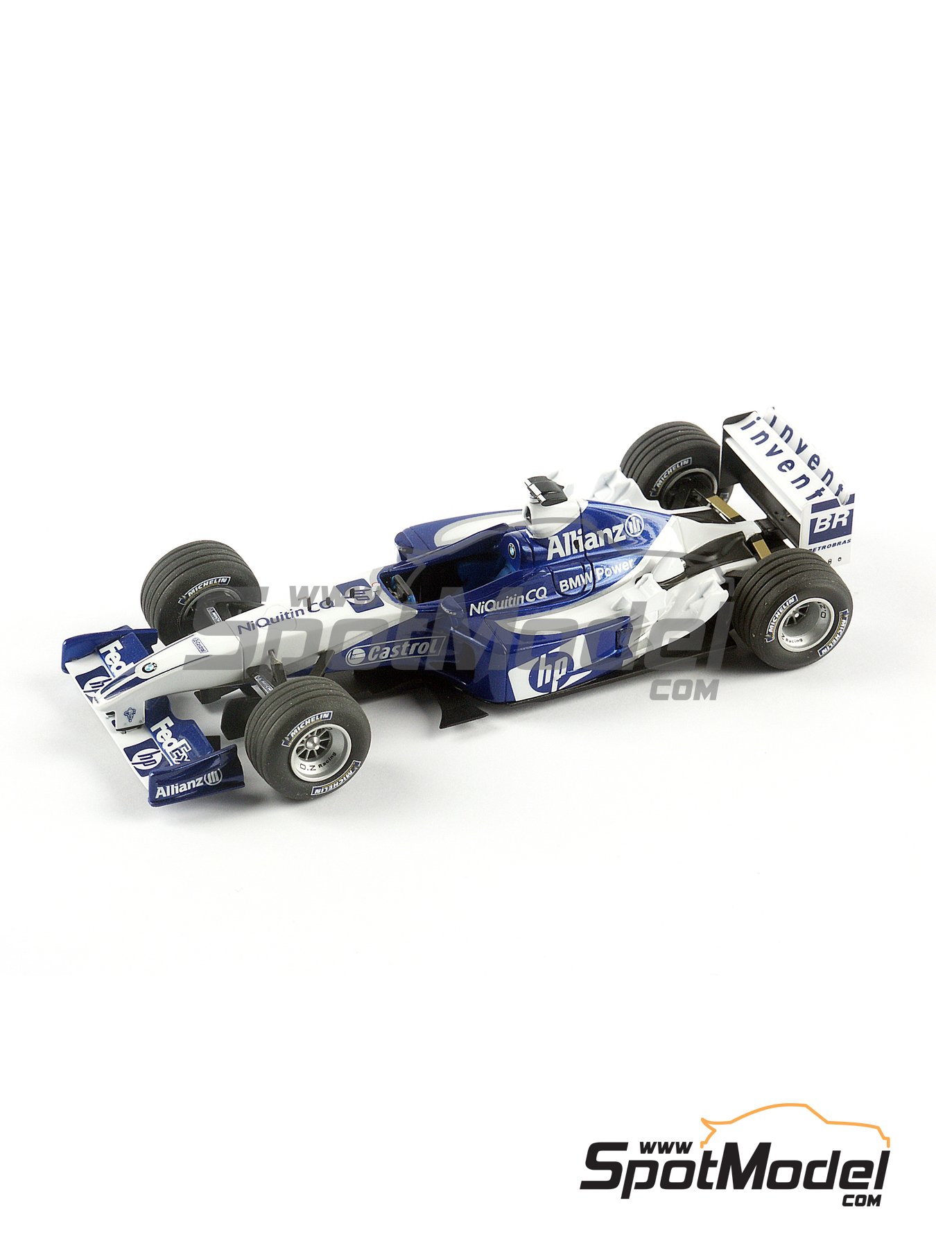 Williams BMW FW25 Williams Grand Prix Engineering Team sponsored by HP -  Monaco Formula 1 Grand Prix 2003. Car scale model kit in 1&frasl;43 scale  manufactu
