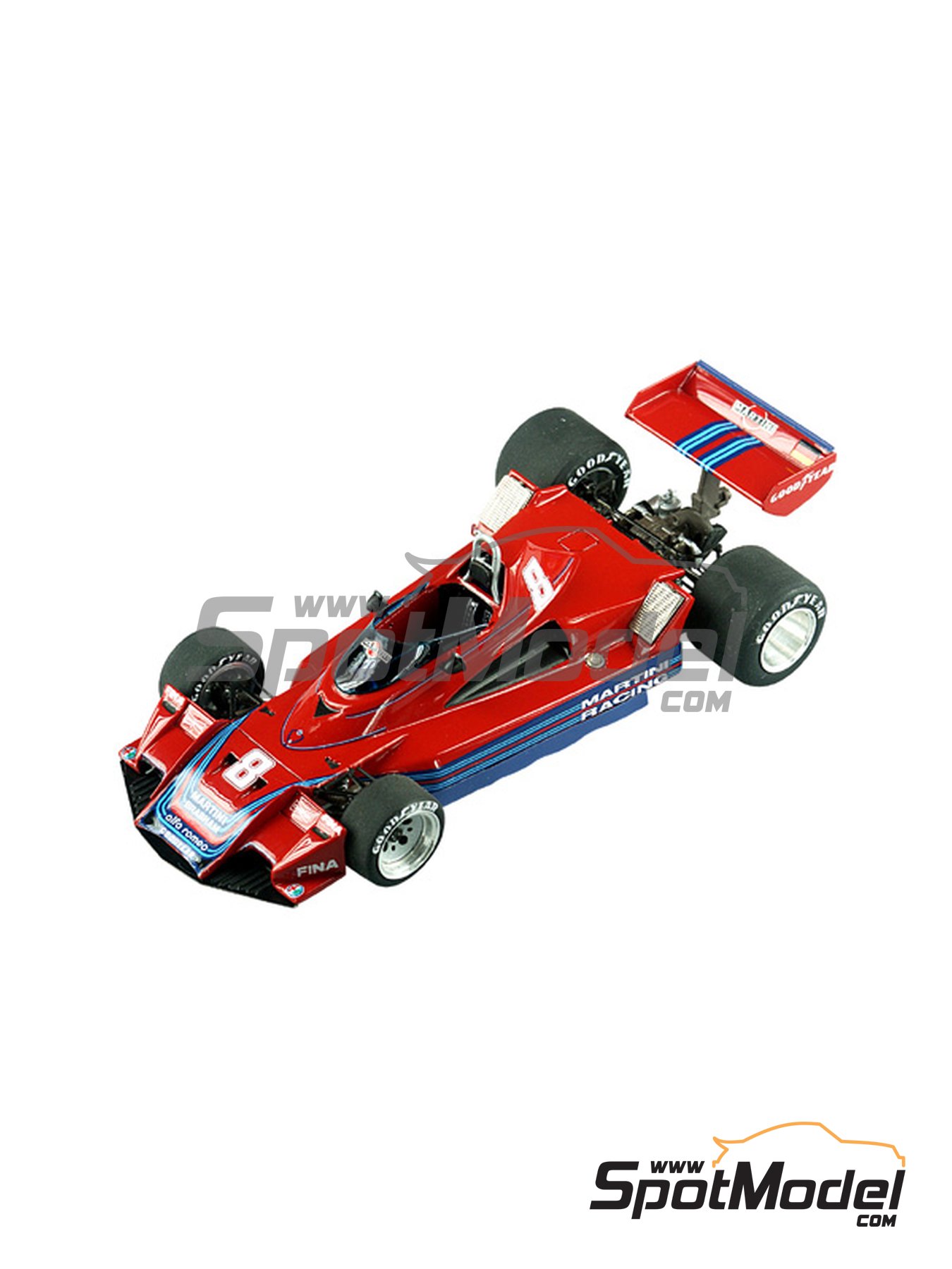 Tameo Kits SLK009: Car scale model kit 1/43 scale - Brabham Alfa