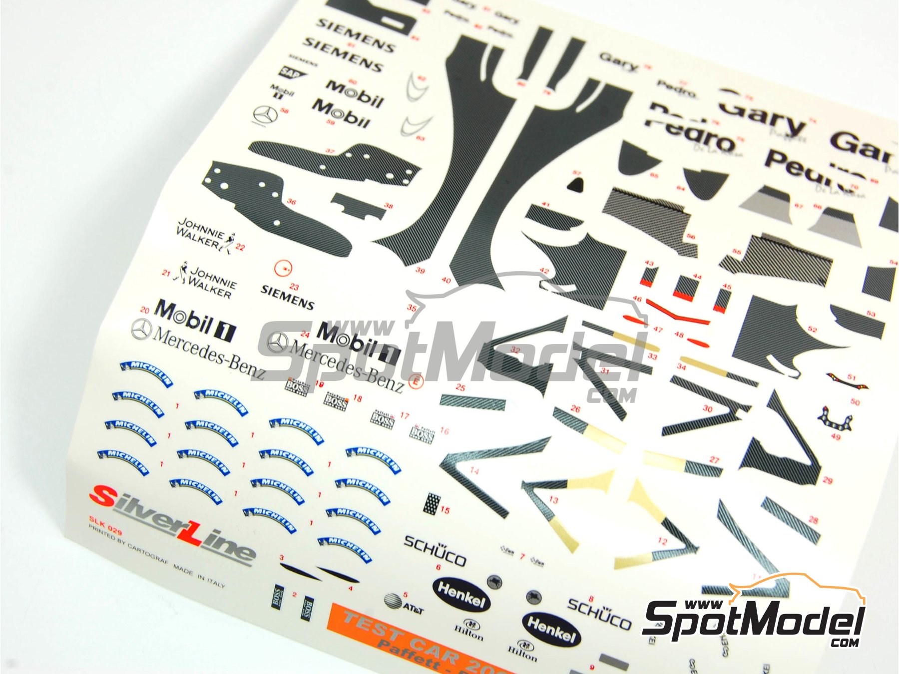 Image 2: McLaren Mercedes MP4/20 Equipo McLaren Racing Limited patrocinado por Siemens - Version de test 2006 | Maqueta de coche en escala&nbsp;1/43 fabricado por Tameo Kits (ref.&nbsp;SLK029)