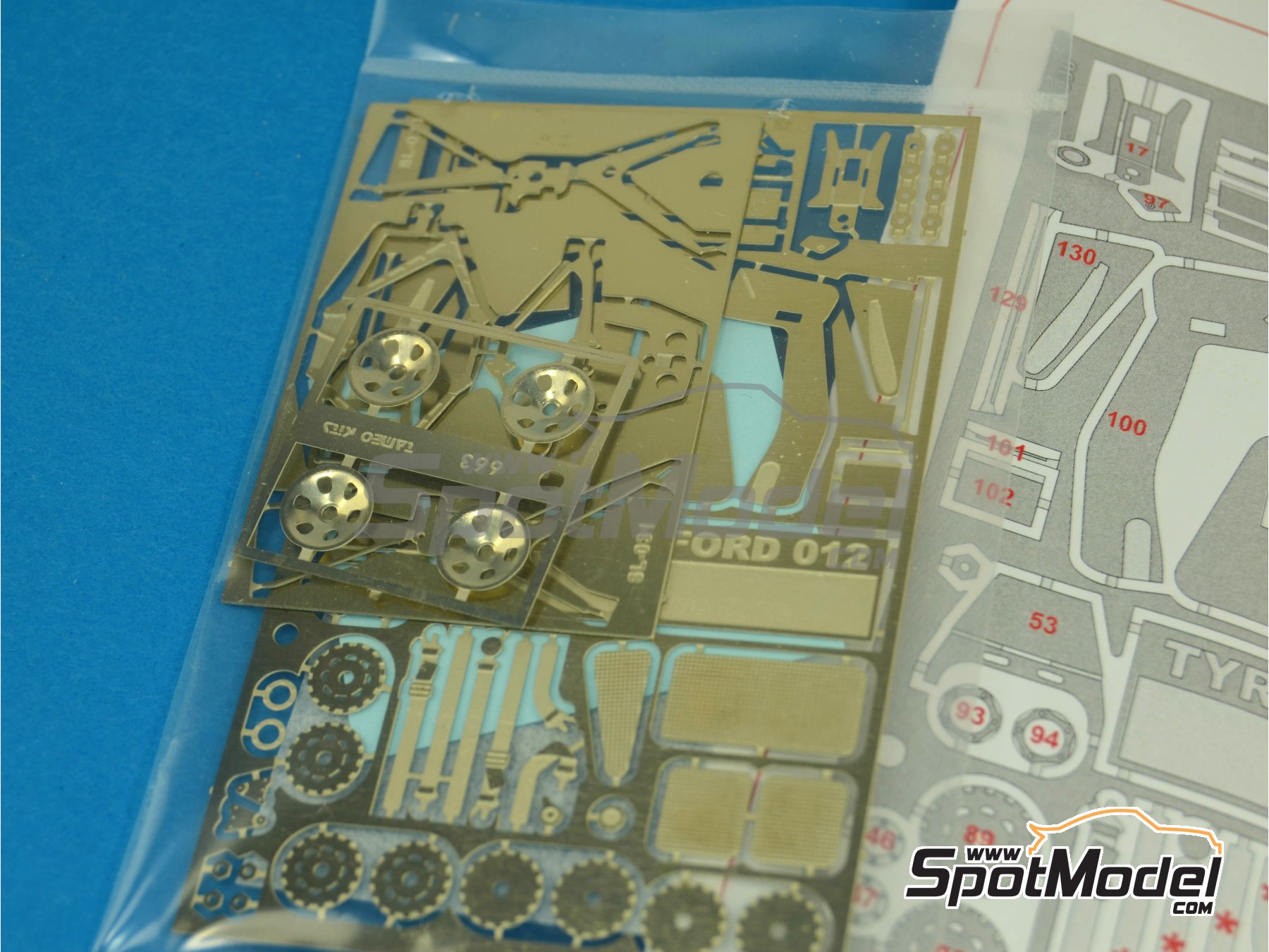 Image 4: Tyrrell Ford 012 Tyrrell Racing Team sponsored by DeLonghi - Monaco Formula 1 Grand Prix 1984 | Car scale model kit in 1/43 scale manufactured by Tameo Kits (ref.&nbsp;SLK030)