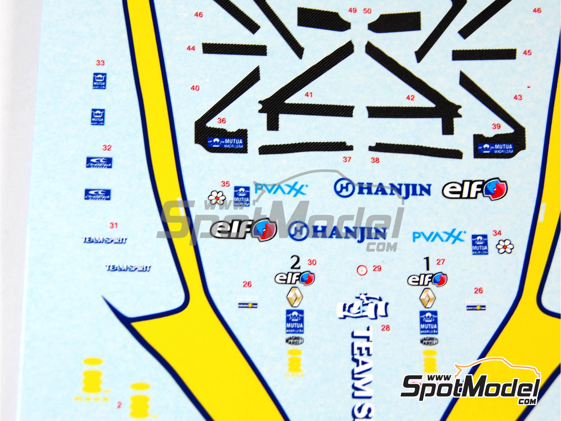 Image 12: Renault R26 Renault F1 Team - Brazilian Formula 1 Grand Prix 2006 | Car scale model kit in 1/43 scale manufactured by Tameo Kits (ref.&nbsp;SLK037)