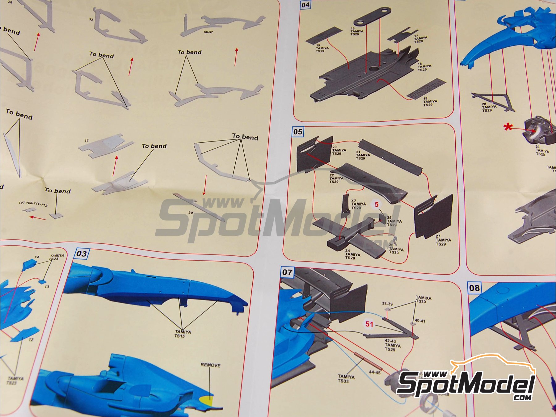 Image 24: Renault R26 Renault F1 Team - Brazilian Formula 1 Grand Prix 2006 | Car scale model kit in 1/43 scale manufactured by Tameo Kits (ref.&nbsp;SLK037)