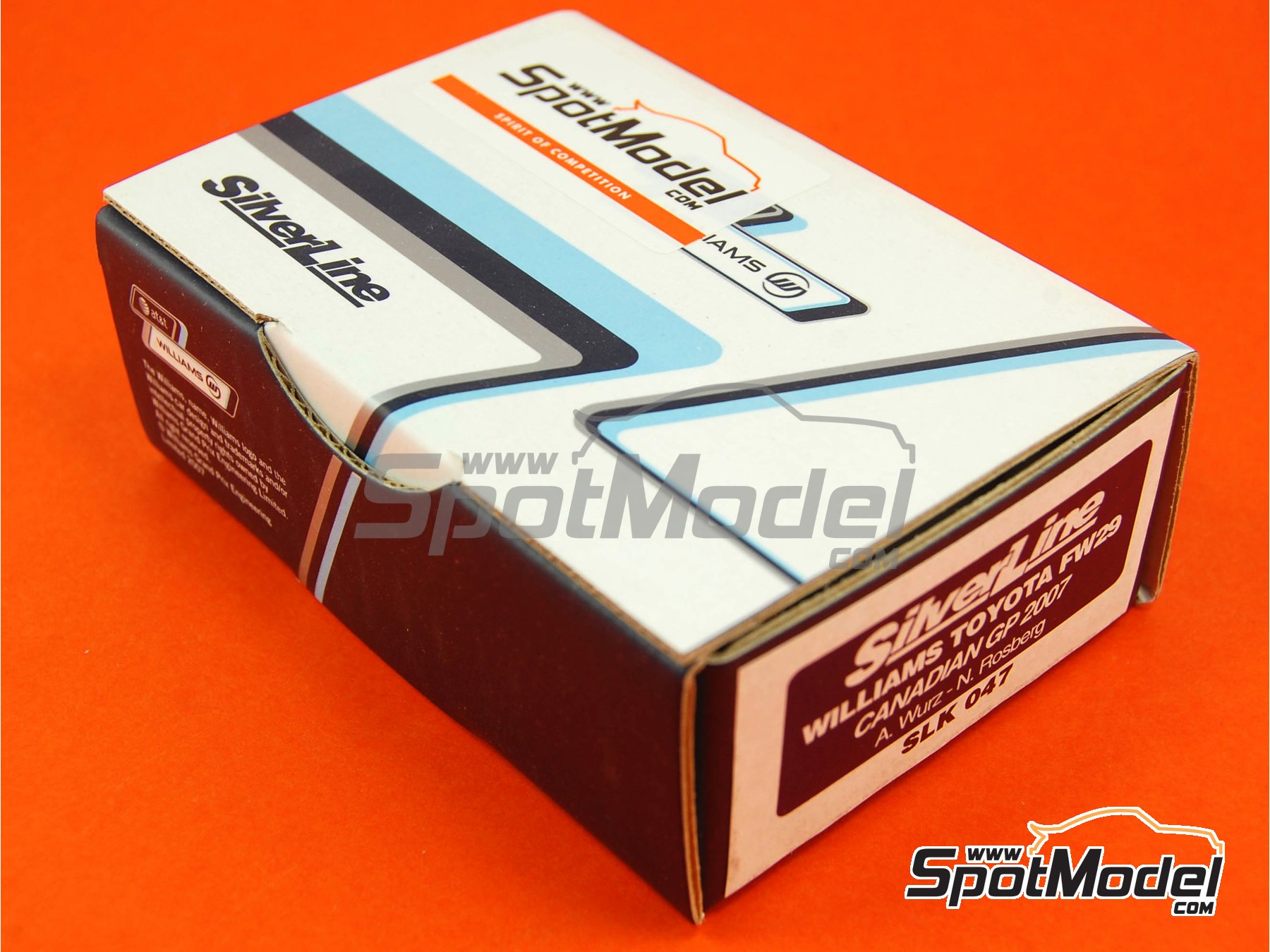 Image 1: Williams FW29 Equipo Williams Grand Prix Engineering patrocinado por Lenovo RBS - Gran Premio de F&oacute;rmula 1 de Canada 2007 | Maqueta de coche en escala&nbsp;1/43 fabricado por Tameo Kits (ref.&nbsp;SLK047)
