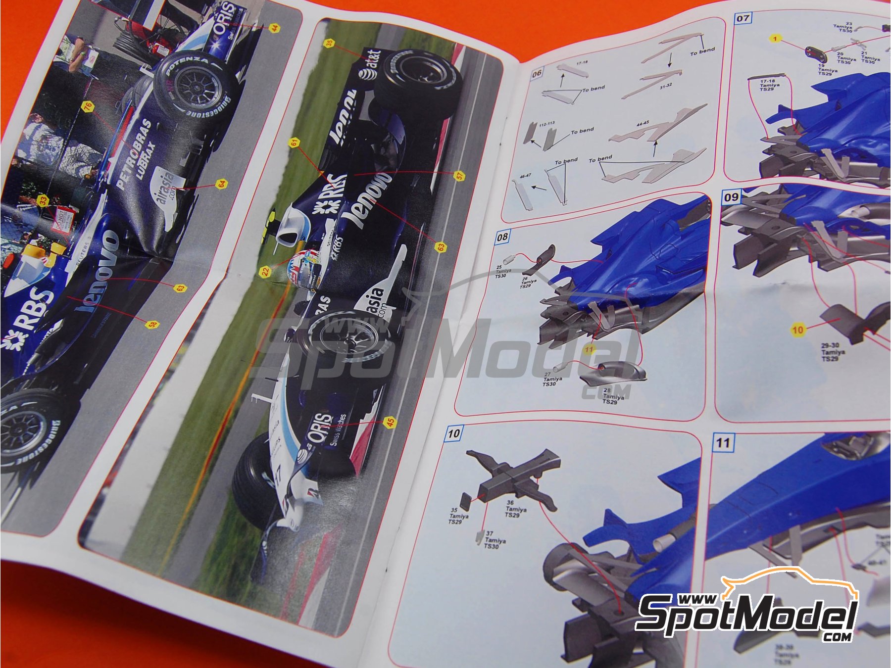 Image 4: Williams FW29 Equipo Williams Grand Prix Engineering patrocinado por Lenovo RBS - Gran Premio de F&oacute;rmula 1 de Canada 2007 | Maqueta de coche en escala&nbsp;1/43 fabricado por Tameo Kits (ref.&nbsp;SLK047)