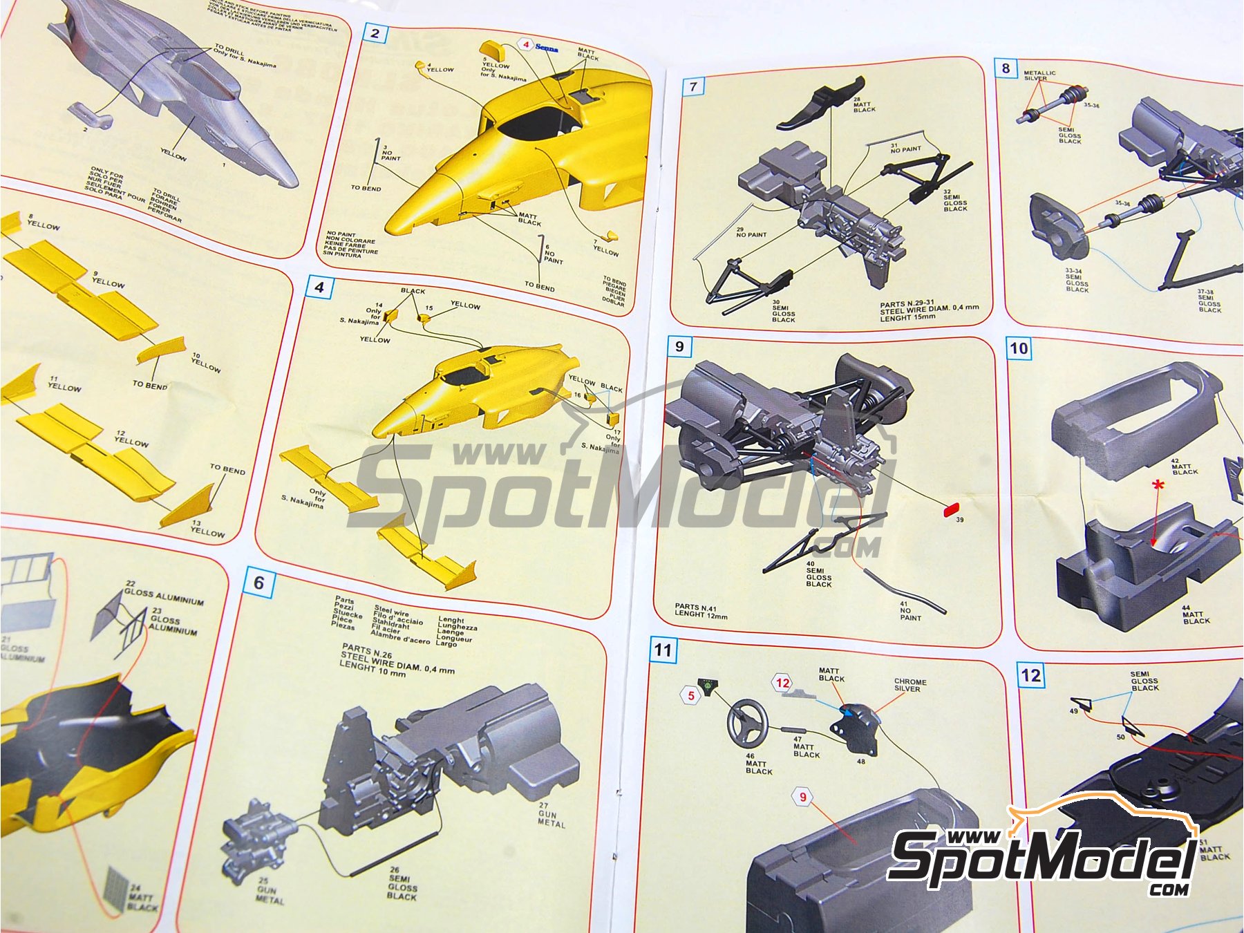 Image 4: Lotus Honda 99T Equipo Lotus patrocinado por DeLonghi - Gran Premio de Formula 1 de M&oacute;naco, Gran Premio de F&oacute;rmula 1 de San Marino 1987 | Maqueta de coche en escala&nbsp;1/43 fabricado por Tameo Kits (ref.&nbsp;SLK086)