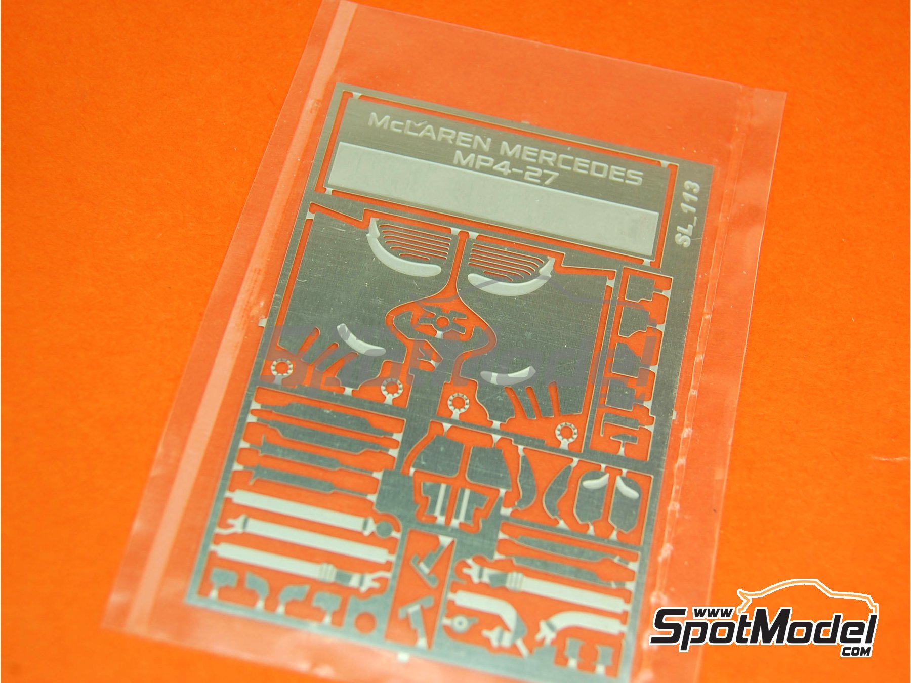 Image 9: McLaren Mercedes MP4/27 Equipo McLaren Racing Limited patrocinado por Vodafone - Gran Premio de F&oacute;rmula 1 de Brasil 2012 | Maqueta de coche en escala&nbsp;1/43 fabricado por Tameo Kits (ref.&nbsp;SLK090)