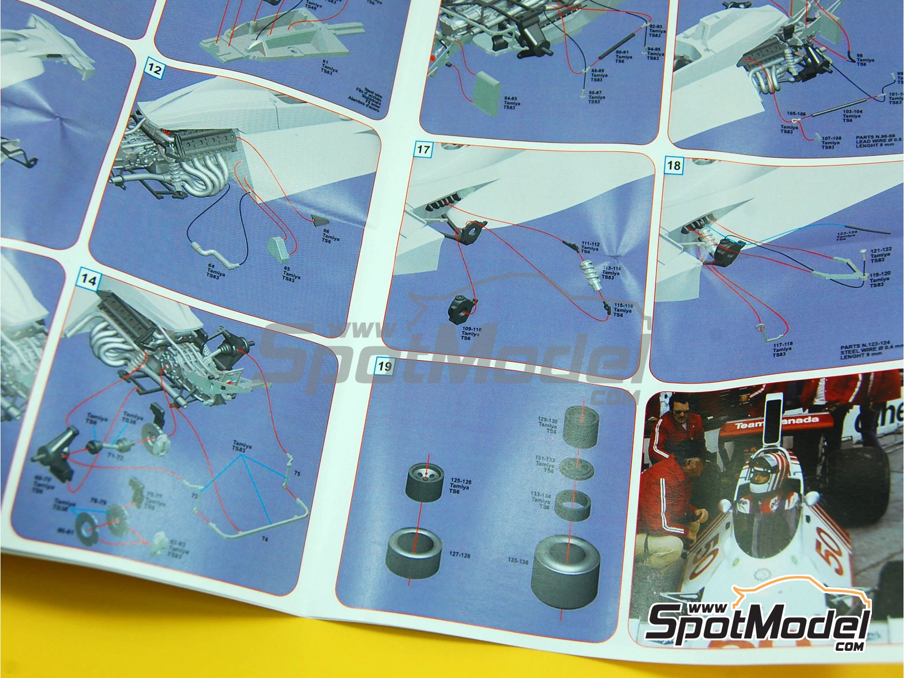 Image 3: Brabham Ford BT42/3 Equipo Brabham Racing Organisation - Gran Premio de F&oacute;rmula 1 de Canada 1974 | Maqueta de coche en escala&nbsp;1/43 fabricado por Tameo Kits (ref.&nbsp;SLK093)