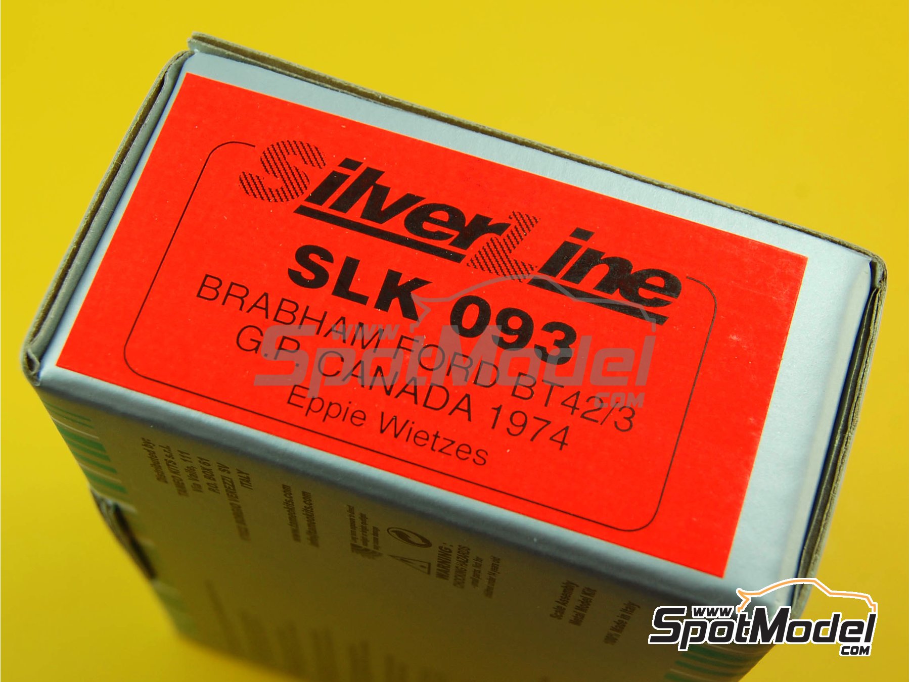 Image 12: Brabham Ford BT42/3 Equipo Brabham Racing Organisation - Gran Premio de F&oacute;rmula 1 de Canada 1974 | Maqueta de coche en escala&nbsp;1/43 fabricado por Tameo Kits (ref.&nbsp;SLK093)