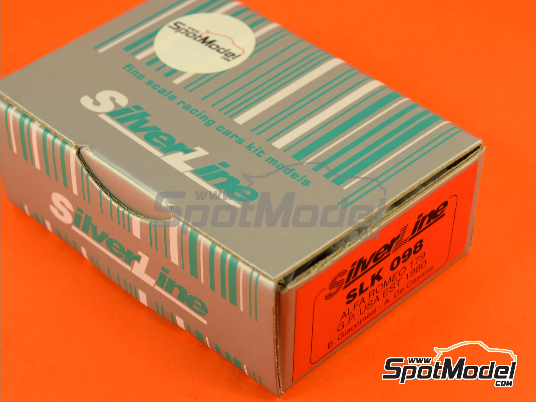 Image 9: Alfa Romeo 179 sponsored by Marlboro - USA - United States of America Formula 1 Grand Prix 1980 | Car scale model kit in 1/43 scale manufactured by Tameo Kits (ref.&nbsp;SLK098)