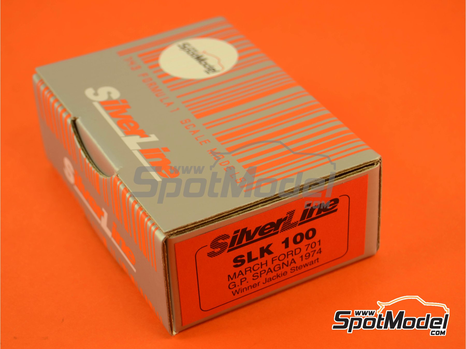 Image 10: March Ford 701 patrocinado por Dunlop - Gran Premio de Fórmula 1 de España 1970 | Maqueta de coche en escala 1/43 fabricado por Tameo Kits (ref. SLK100)