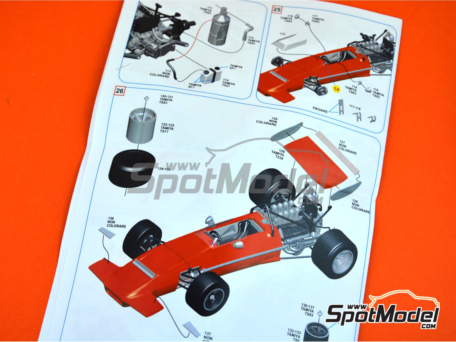 Image 3: March Ford 701 patrocinado por STP - Gran Premio de F&oacute;rmula 1 de Espa&ntilde;a 1970 | Maqueta de coche en escala&nbsp;1/43 fabricado por Tameo Kits (ref.&nbsp;SLK107)