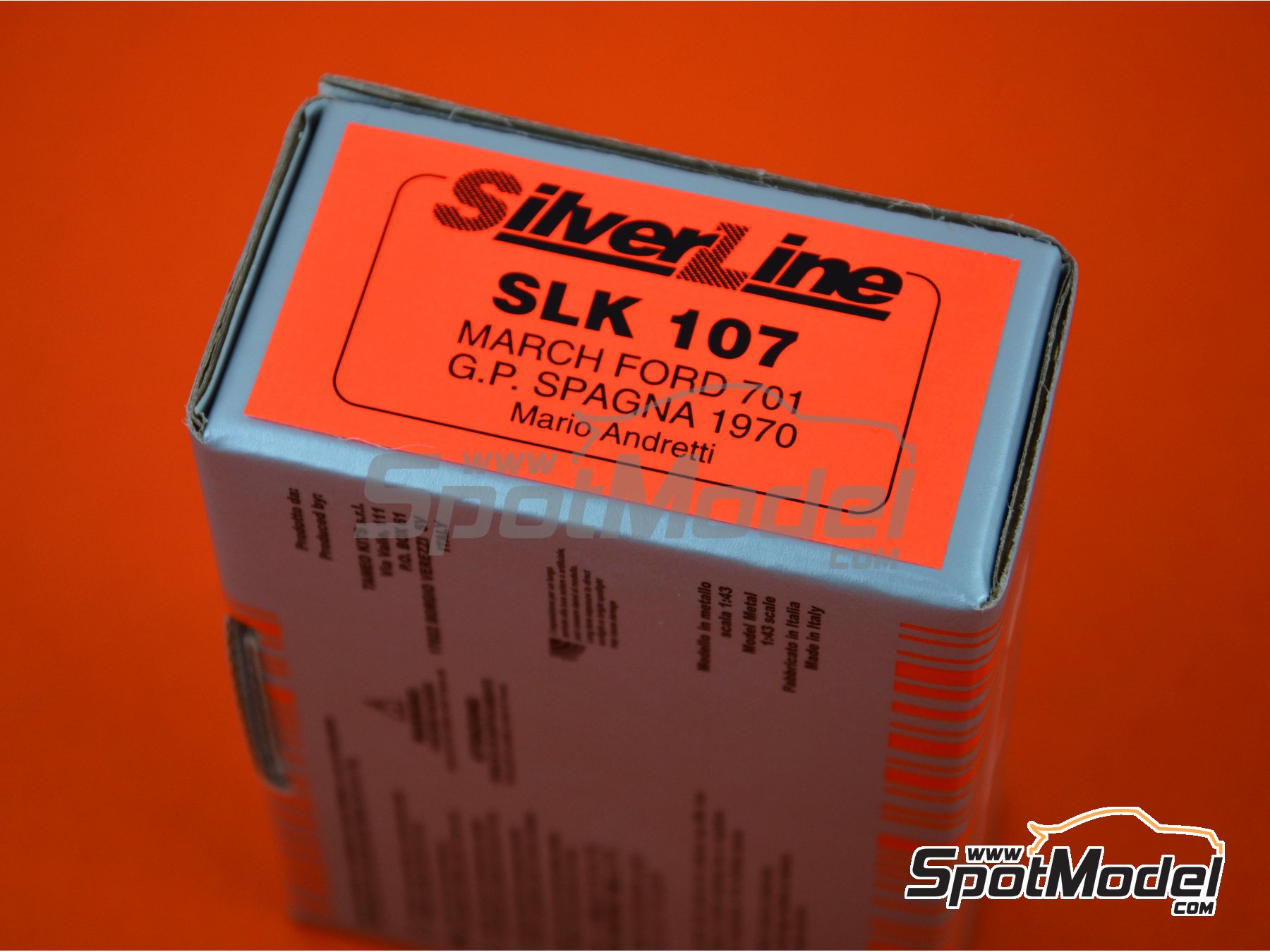 Image 8: March Ford 701 patrocinado por STP - Gran Premio de F&oacute;rmula 1 de Espa&ntilde;a 1970 | Maqueta de coche en escala&nbsp;1/43 fabricado por Tameo Kits (ref.&nbsp;SLK107)