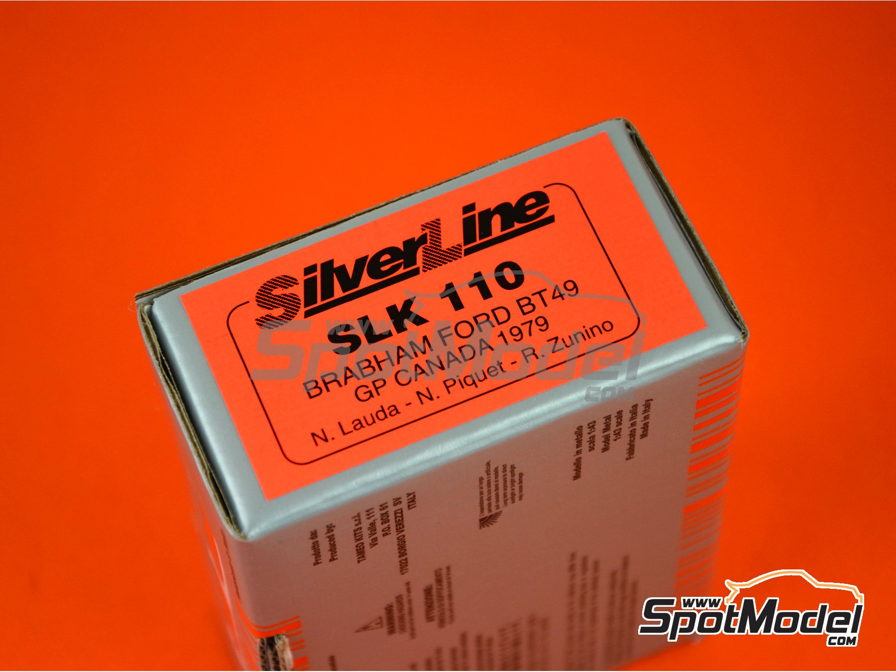 Image 6: Brabham Ford BT49 Parmalat - Canadian Formula 1 Grand Prix 1979 | Model car kit in 1/43 scale manufactured by Tameo Kits (ref.&nbsp;SLK110)