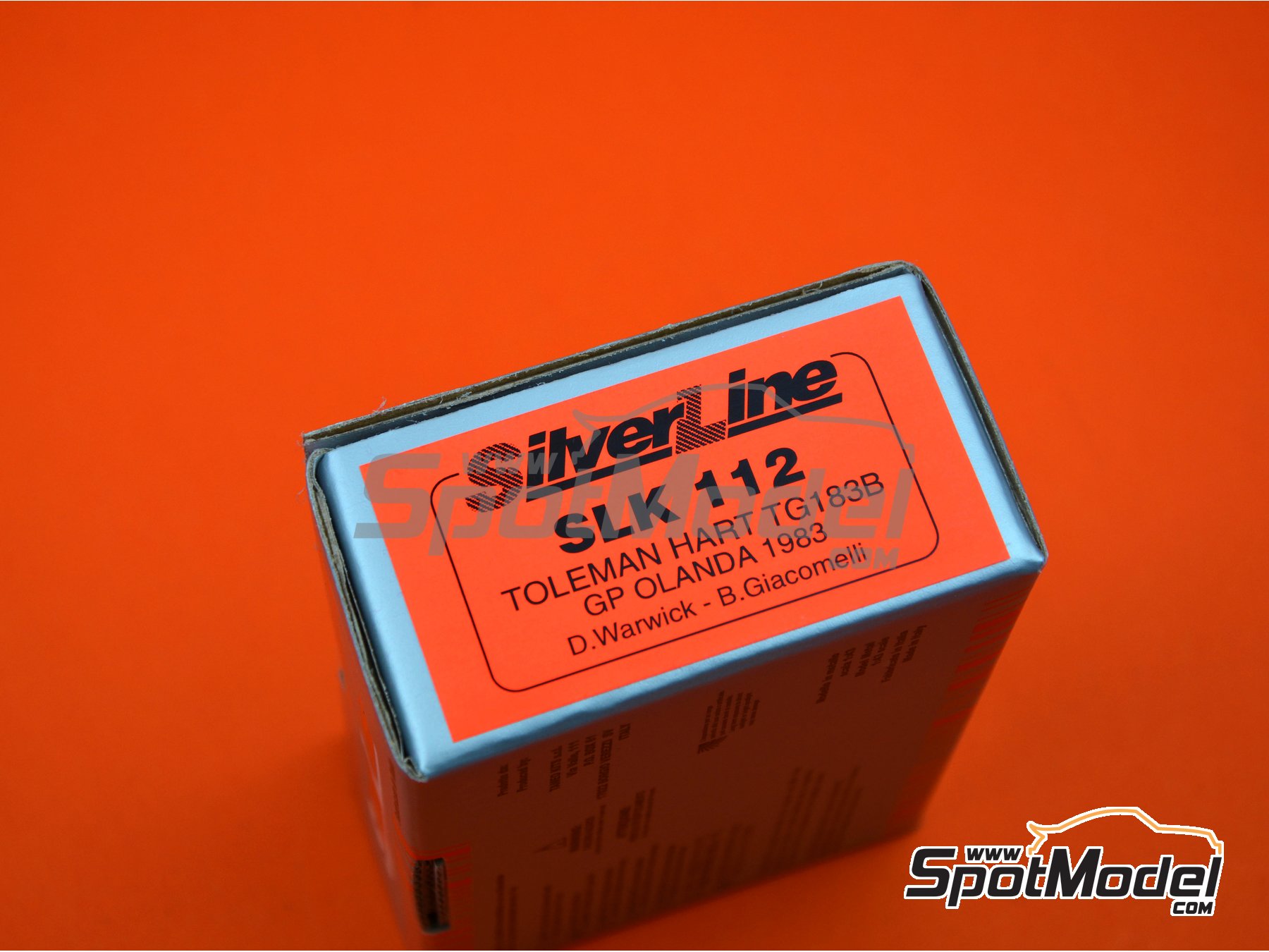 Image 9: Toleman Hart TG183B Equipo Toleman Motorsport patrocinado por Candy Magirus - Gran Premio de Formula 1 de Holanda 1983 | Maqueta de coche en escala 1/43 fabricado por Tameo Kits (ref. SLK112)