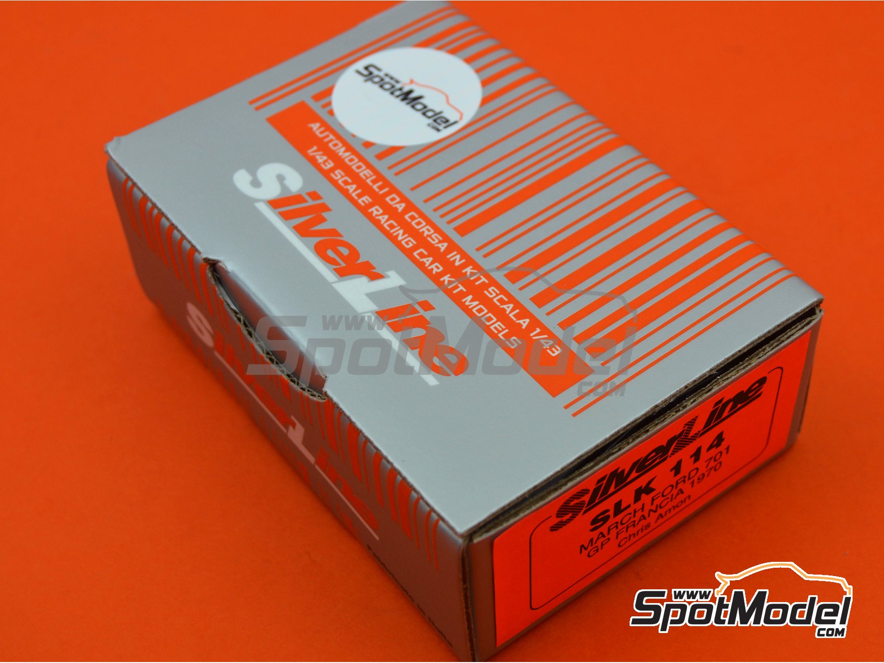 Image 1: March Ford 701 patrocinado por STP - Gran Premio de F&oacute;rmula 1 de Francia 1970 | Maqueta de coche en escala&nbsp;1/43 fabricado por Tameo Kits (ref.&nbsp;SLK114)