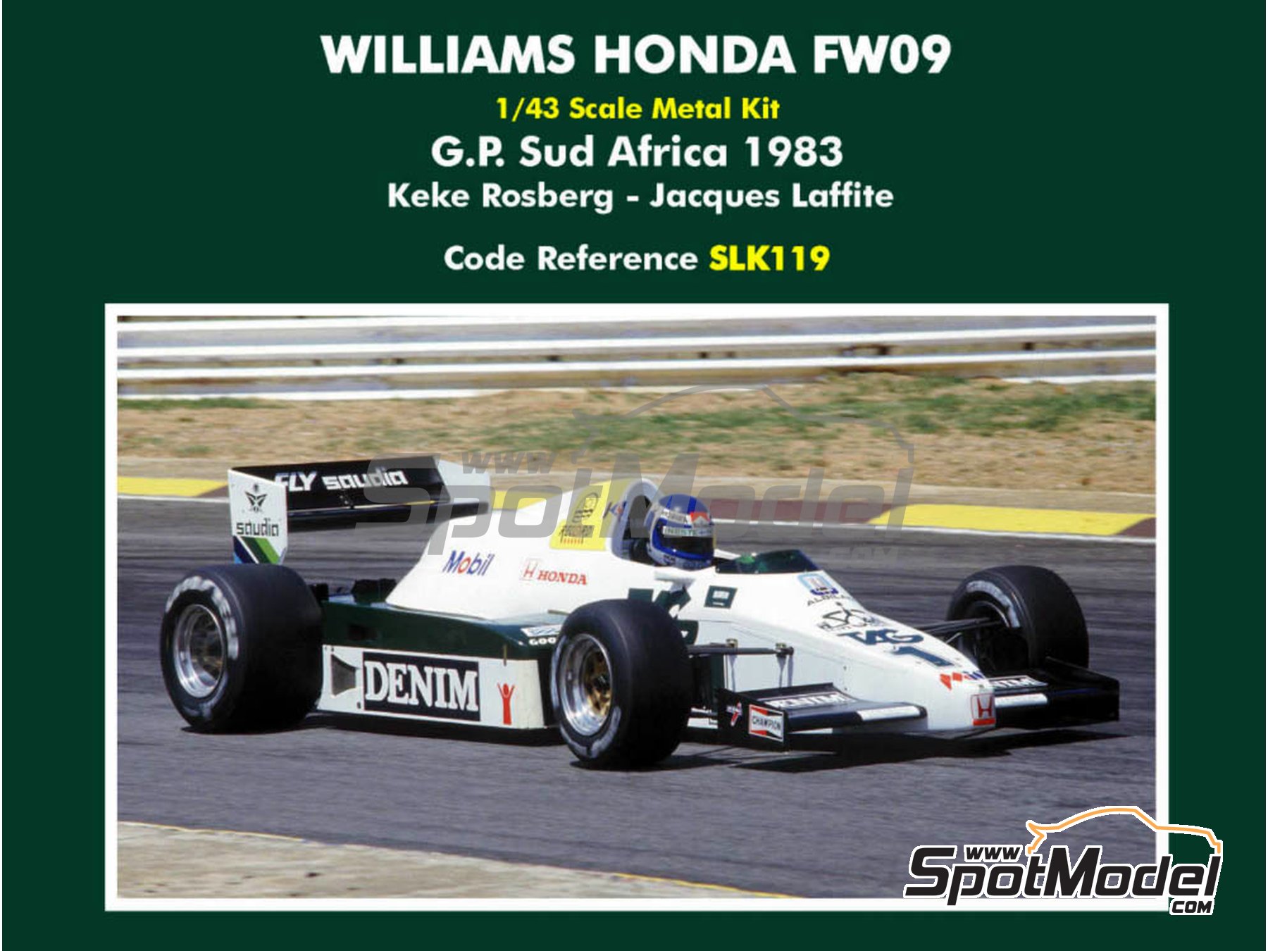 Maqueta 1/43 - Williams - Honda F1