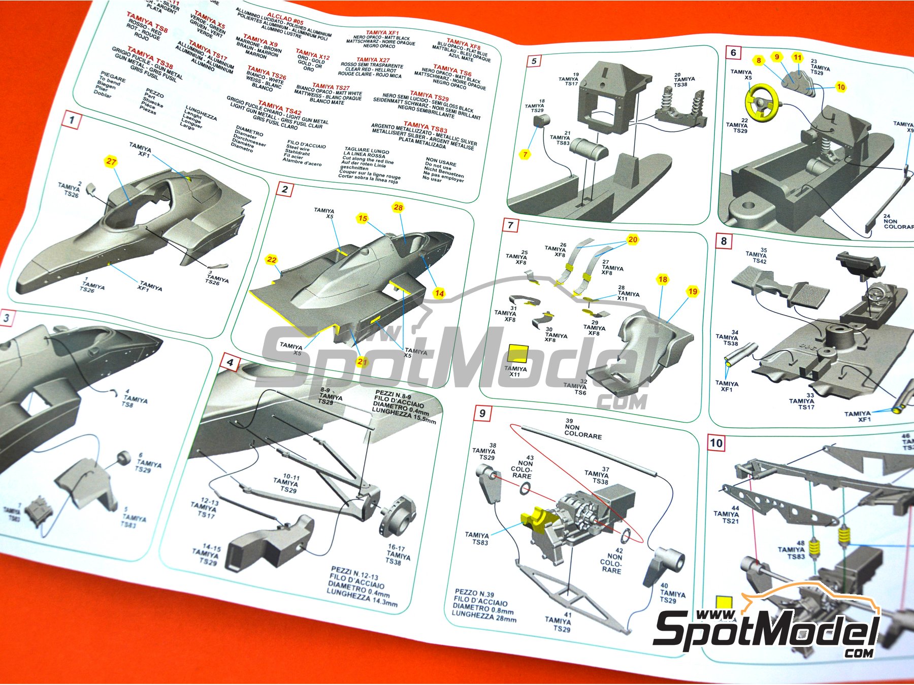 Image 5: Williams Honda FW09 Williams Grand Prix Engineering Team sponsored by TAG Denim - South African Formula 1 Grand Prix 1983 | Car scale model kit in 1/43 scale manufactured by Tameo Kits (ref.&nbsp;SLK119)