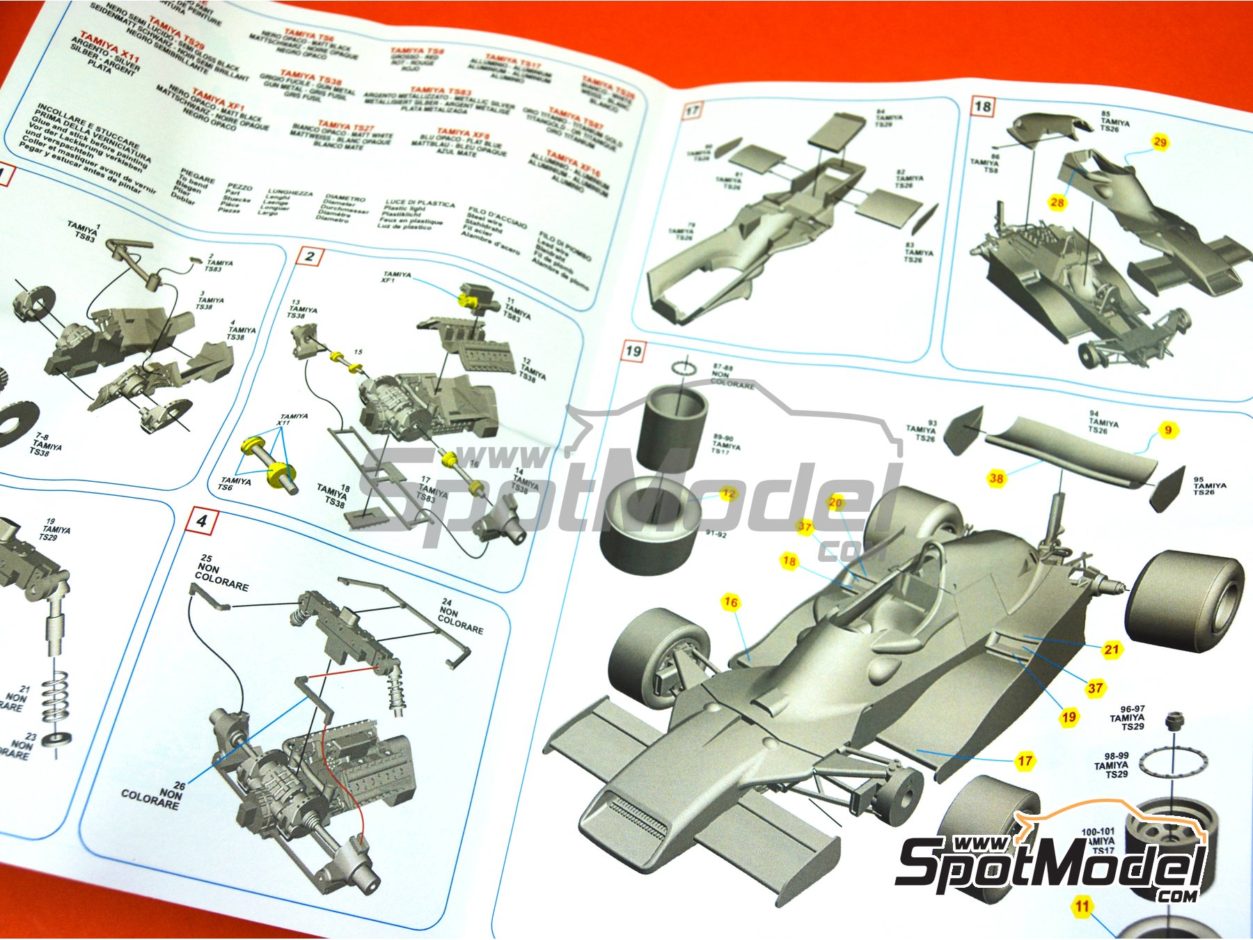 Image 4: Arrows Ford FA1 Equipo Arrows Grand Prix International patrocinado por Varig - Gran Premio de F&oacute;rmula 1 de Brasil 1978 | Maqueta de coche en escala&nbsp;1/43 fabricado por Tameo Kits (ref.&nbsp;SLK120)