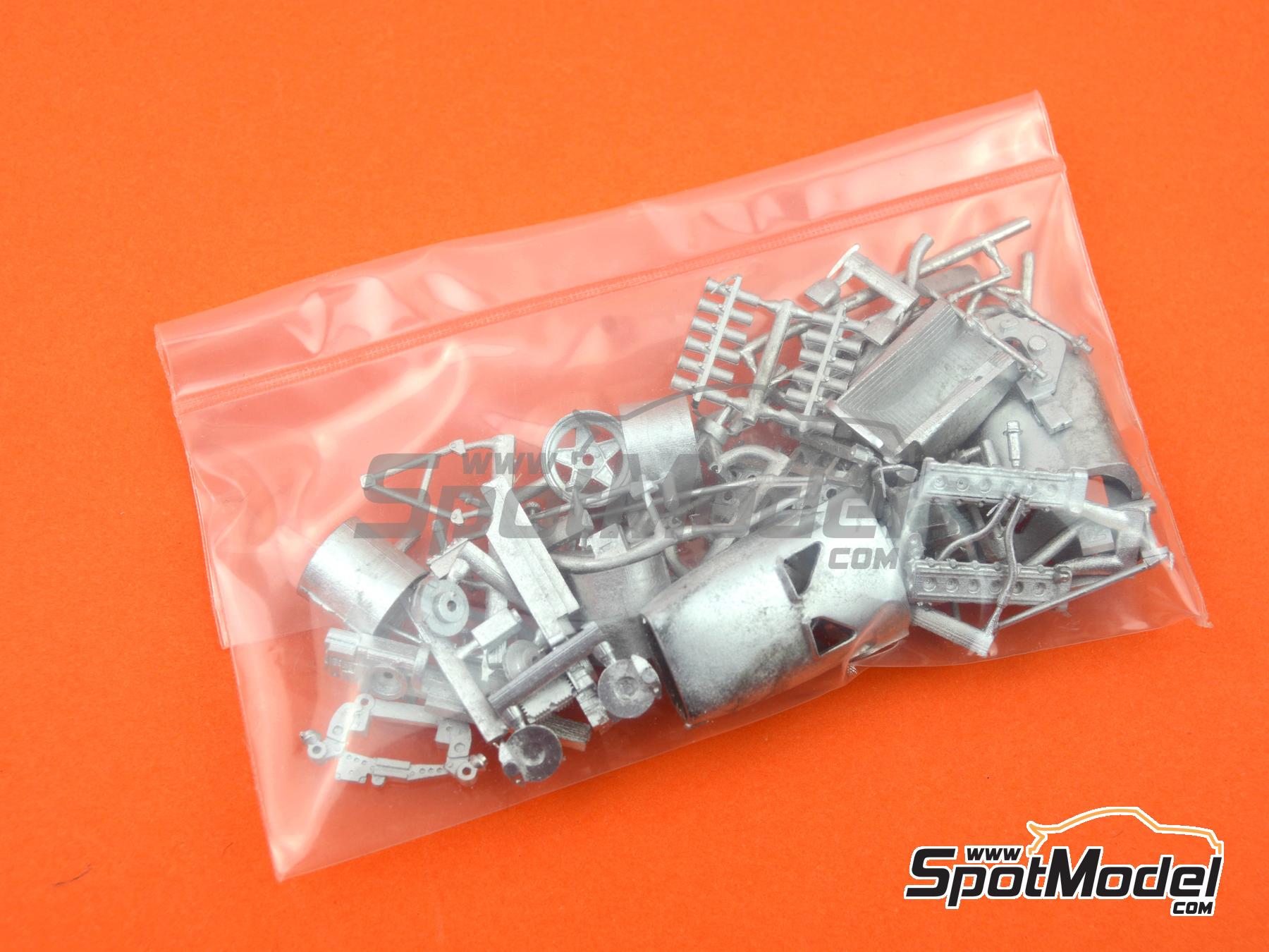 Image 3: Ferrari 312 F1-68 Equipo Scuderia Ferrari - Gran Premio de Fórmula 1 de Sudáfrica 1968 | Maqueta de coche en escala 1/43 fabricado por Tameo Kits (ref. SLK131)