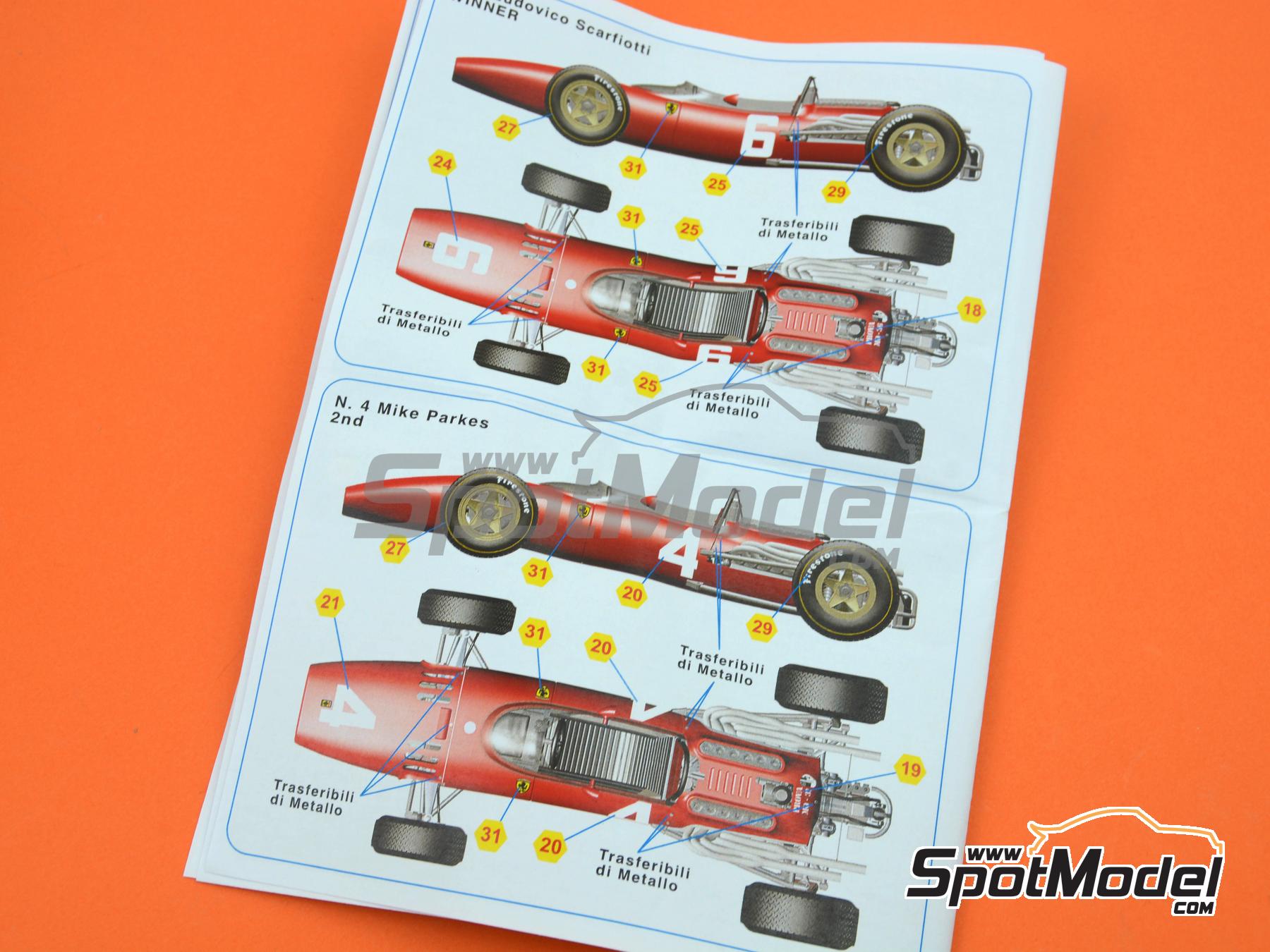 Kit à Monter TAMEO 1/43 - Ferrari 312 P N.A.R.T Daytona 1970 - TMK 84 (occasion)