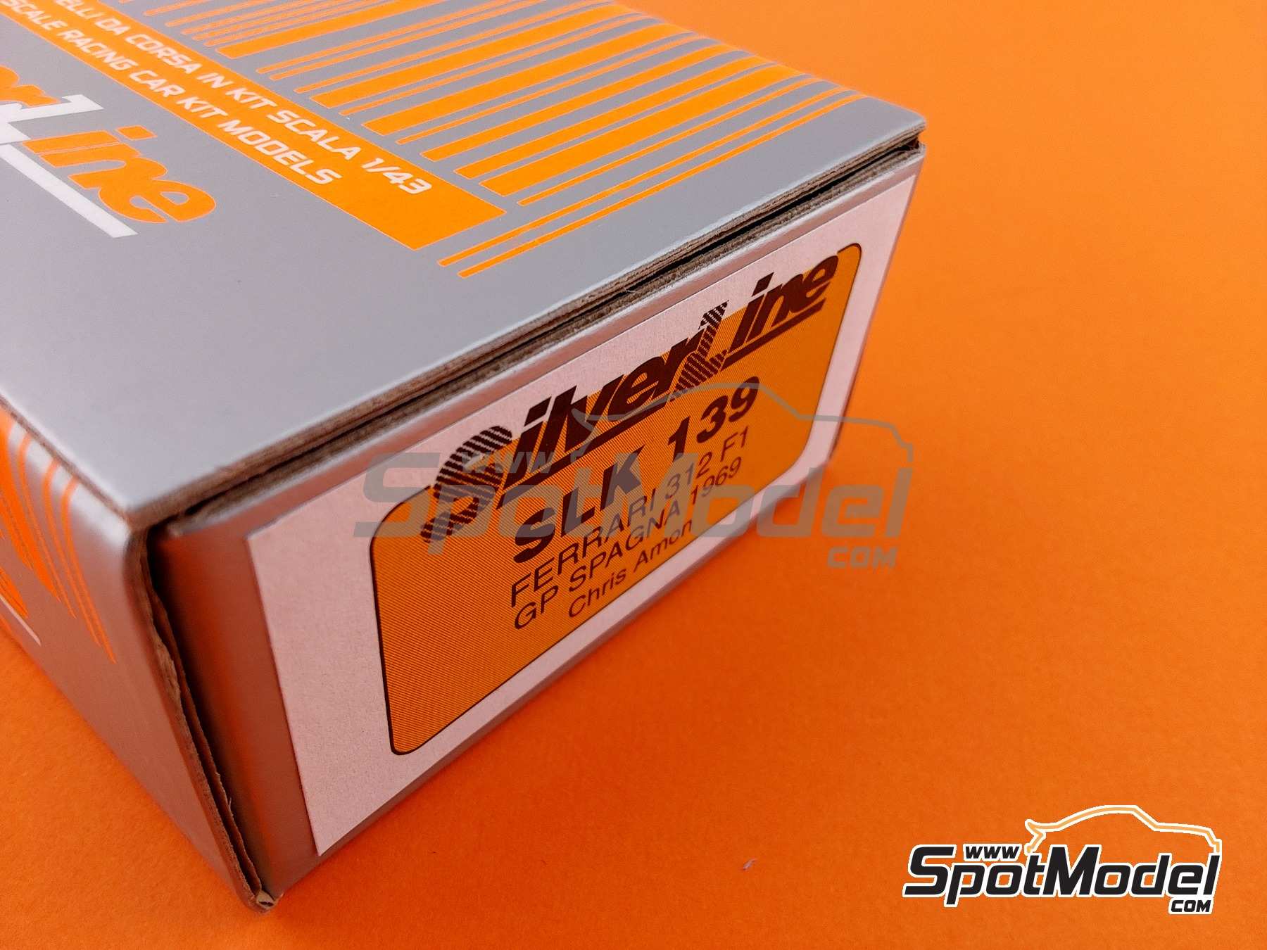 Image 2: Ferrari 312 F1 Scuderia Ferrari SEFAC Team - Spanish Formula 1 Grand Prix 1969 | Car scale model kit in 1/43 scale manufactured by Tameo Kits (ref.&nbsp;SLK139)