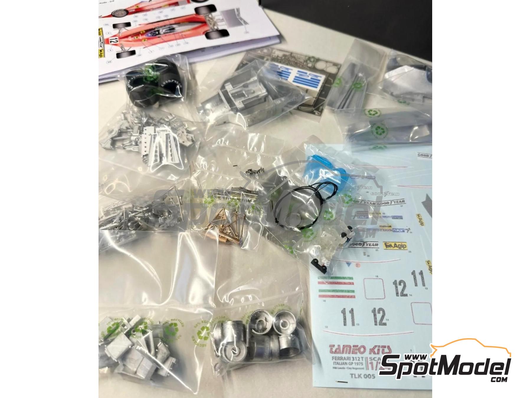 Image 2: Ferrari 312T Scuderia Ferrari Team - Italian Formula 1 Grand Prix 1975 | Car scale model kit in 1/24 scale manufactured by Tameo Kits (ref.&nbsp;TLK005)