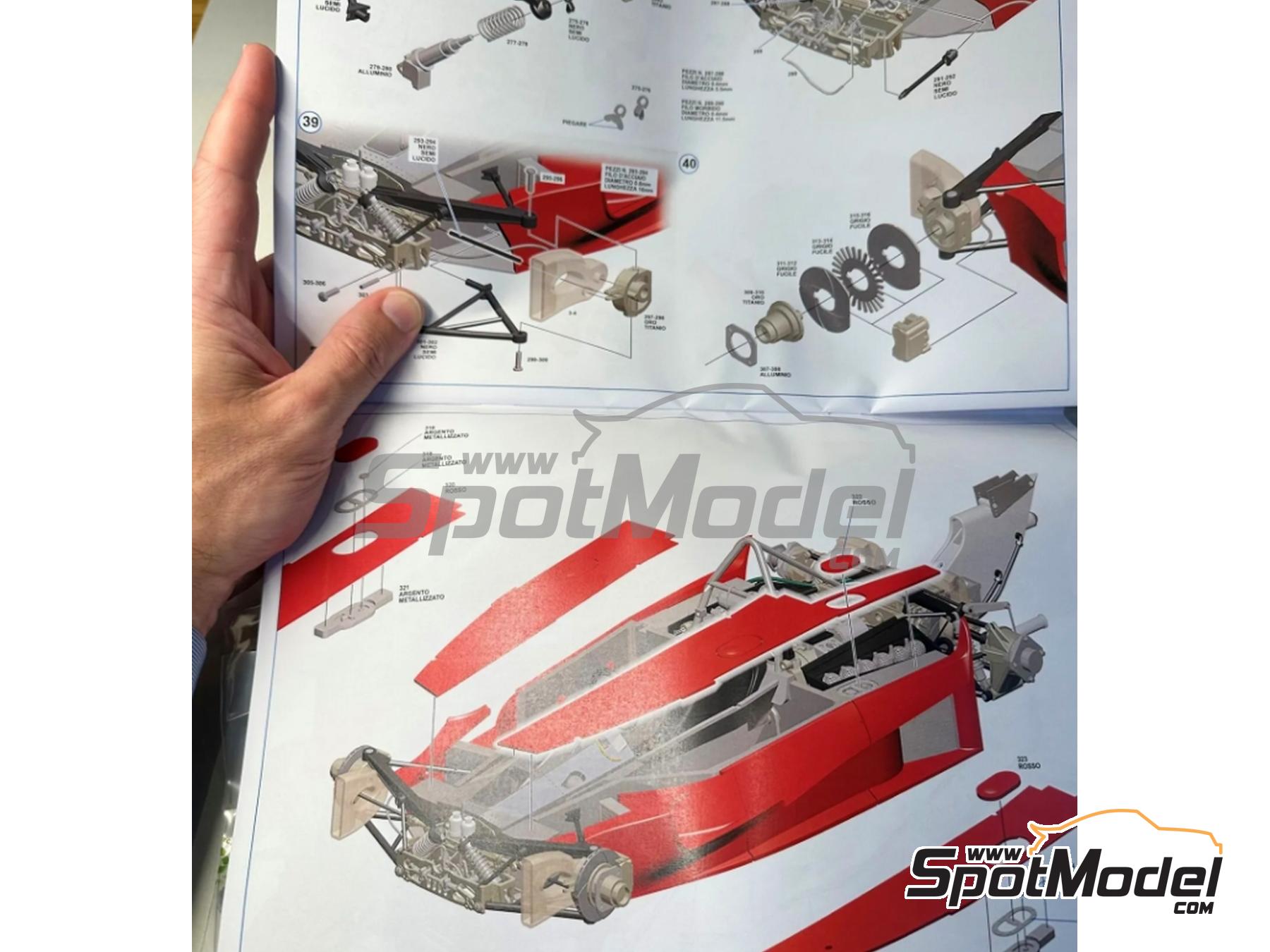 Image 3: Ferrari 312T Scuderia Ferrari Team - Italian Formula 1 Grand Prix 1975 | Car scale model kit in 1/24 scale manufactured by Tameo Kits (ref.&nbsp;TLK005)